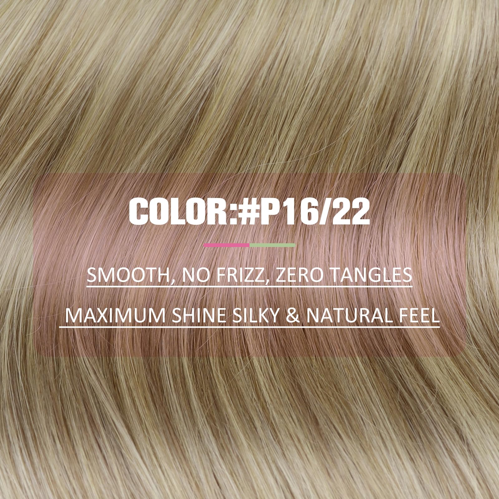 YoungSee Tape in Extensions Human Hair Highlight Blonde Invisible Tape in Hair Extensions Human Hair Blonde Highlight Hair Exten