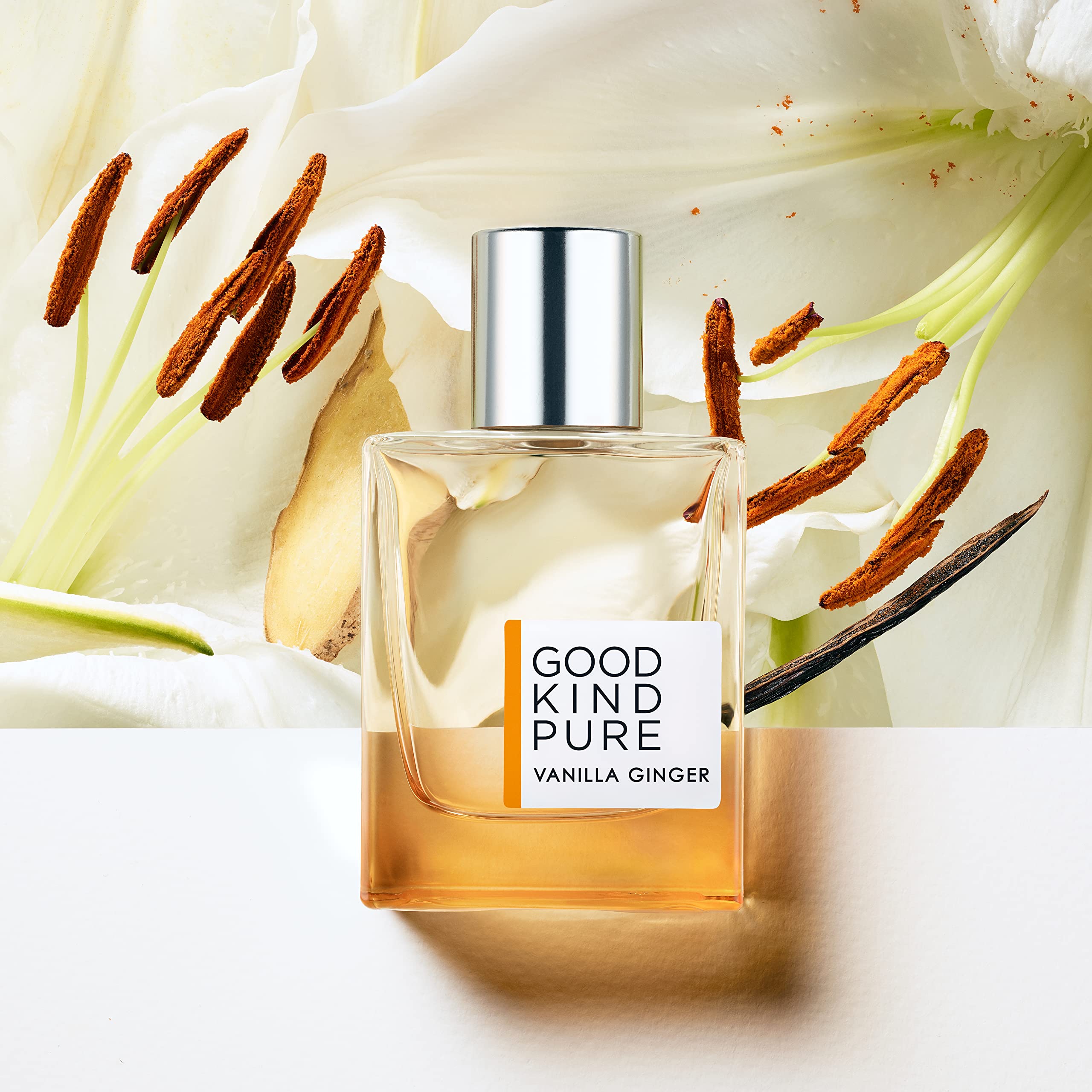 Good Kind Pure Vanilla Ginger Eau De Toilette Spray - Energizing, Gourmand Fragrance - A Blend Of Casablanca Lily & Warm Vanilla