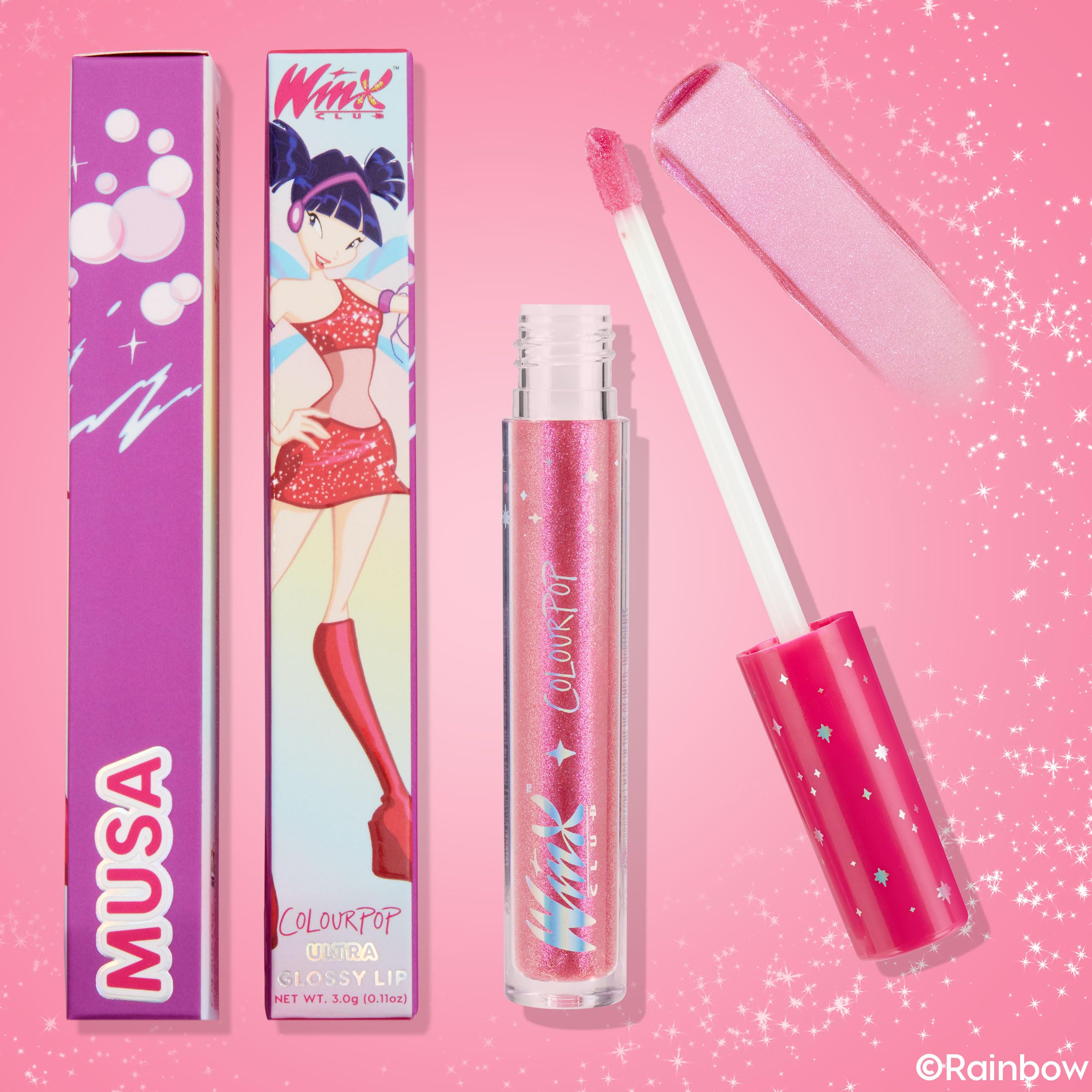 Colourpop Winx Club Ultra Glossy Lip Gloss - Hydrating Pink Lip Gloss For Juicy, Fuller-Looking Lips - Formulated With Jojoba Oi