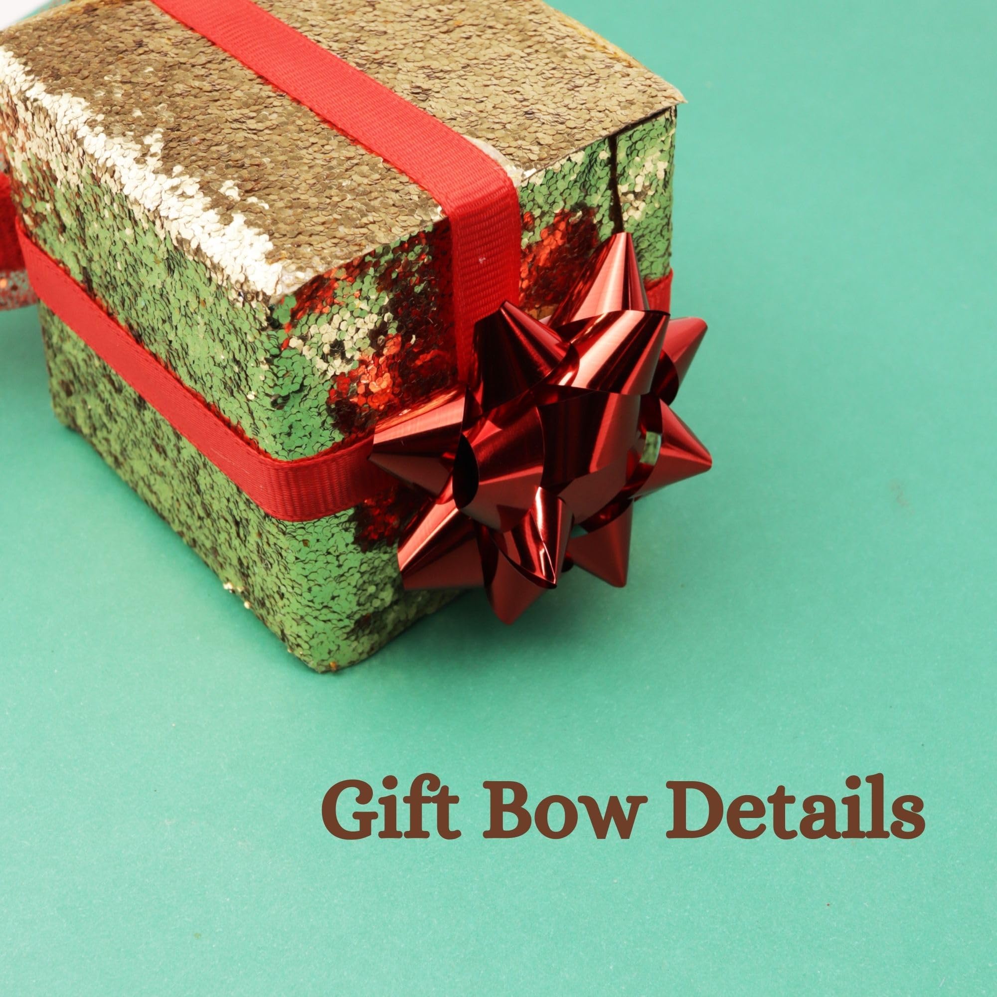 Needzo Present Christmas Headband, Holiday Party Hair Accessory, One Size Fits Most, 4.75 x 8 Inch