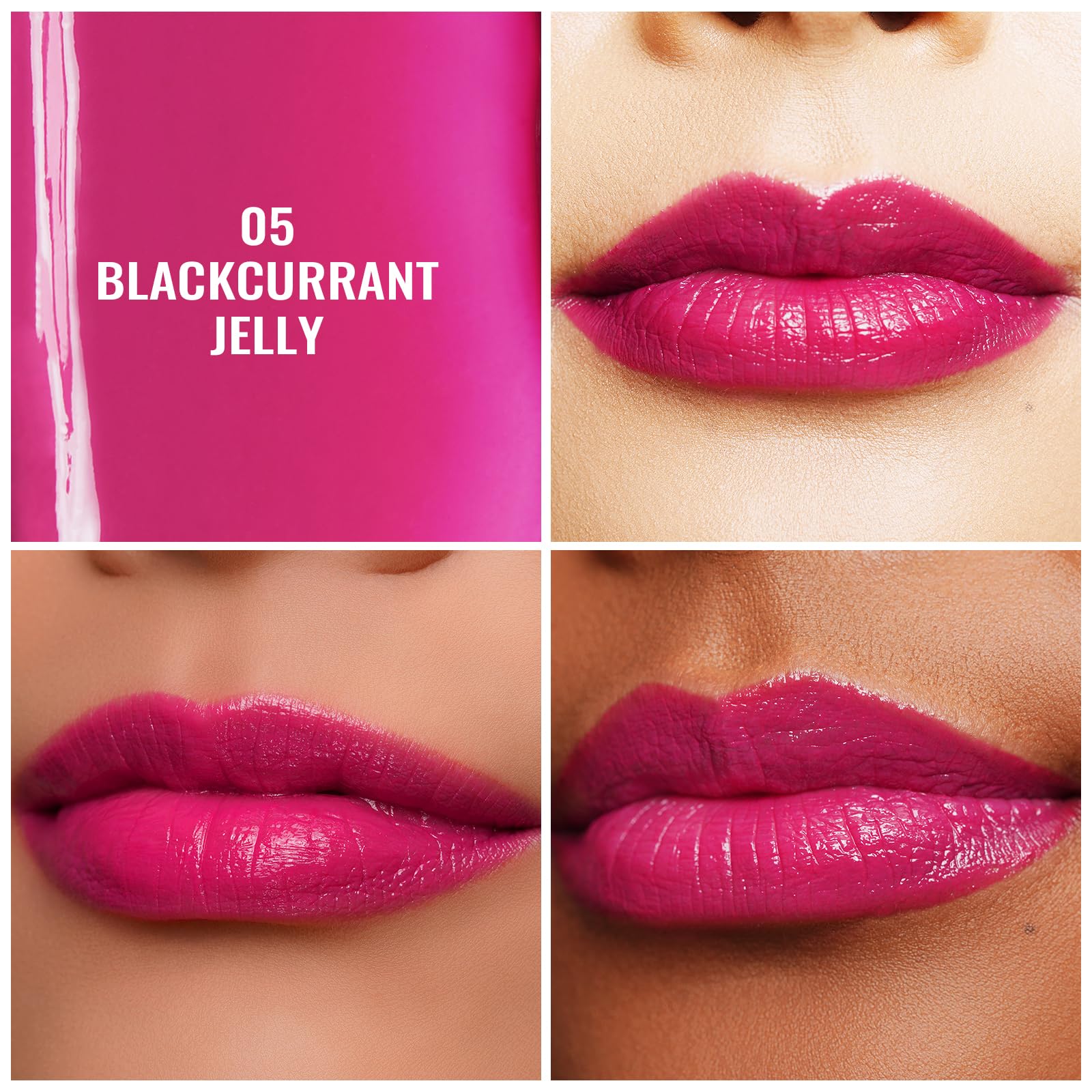 Oulac Moisturizing Lipstick - Hydrating Lipstick Tinted Lip Balm For Dry Lips, Purple Lip Crayon & Blush - Lip Color And Cheeks