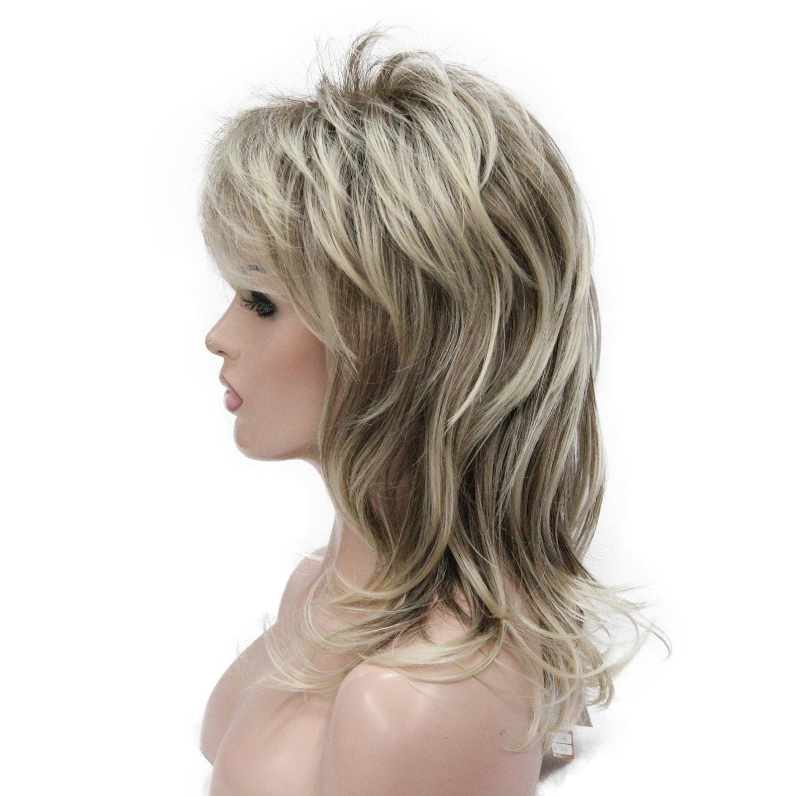 Lydell Long Soft Shaggy Layered Classic Cap Full Synthetic Wig Wigs (R10-26)