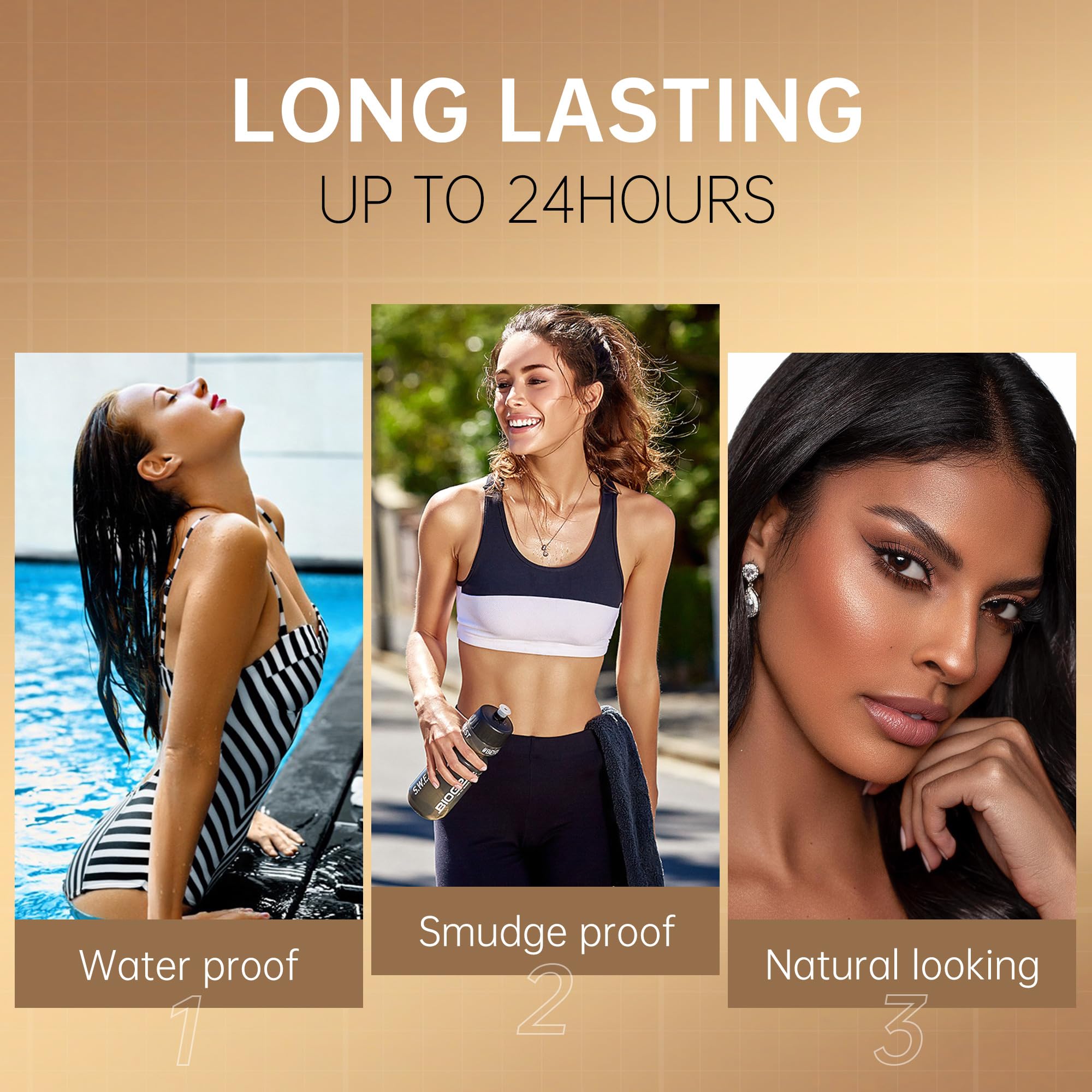 Maki Yika Microblading Eyebrow Pencil, Waterproof Eyebrow Pen With 4 Tip Brow Pen And Precise Brow Pencil To Create Natural Hair