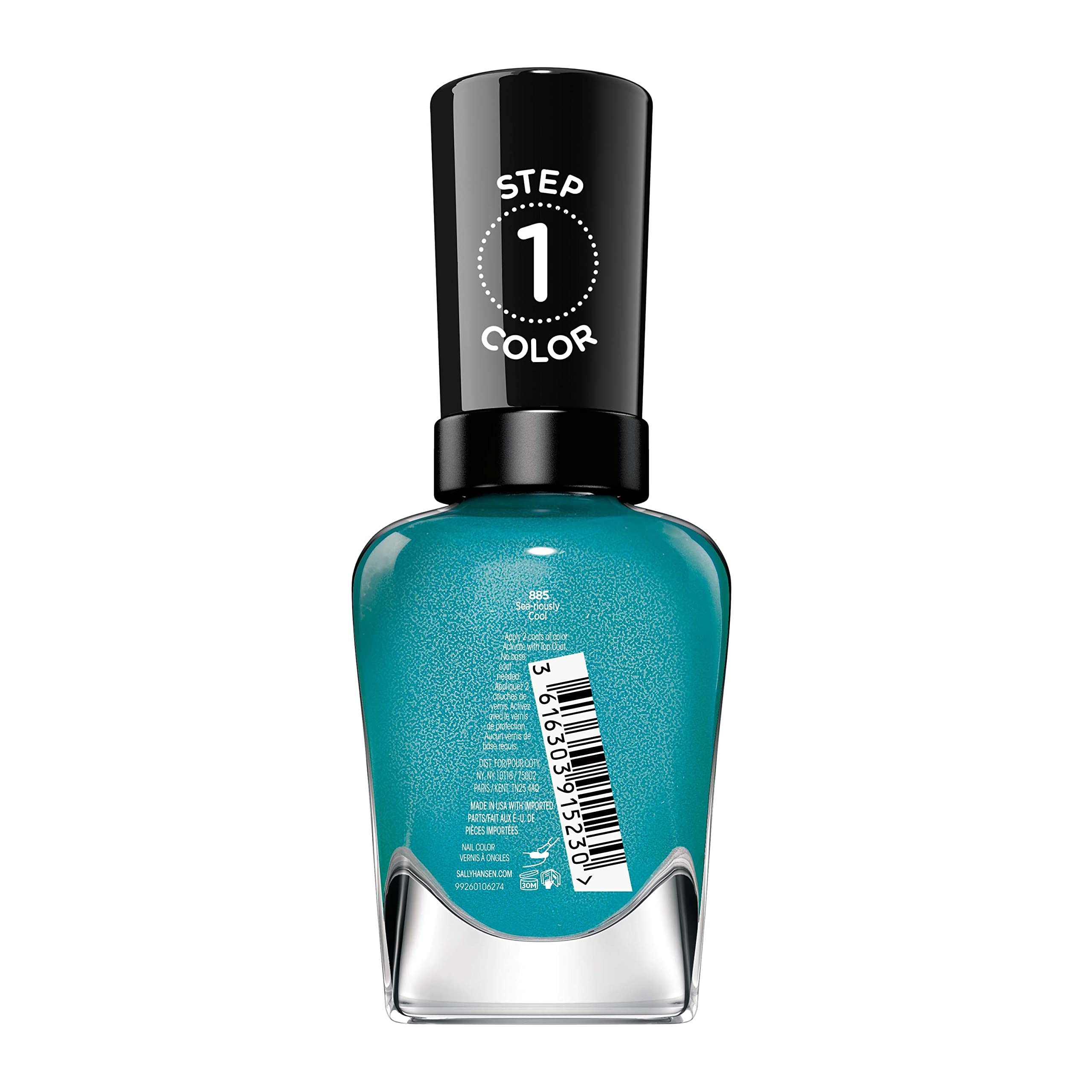 Sally Hansen Miracle Gel Neons Collection Sea-Riously Cool, 0.5 Fl Oz