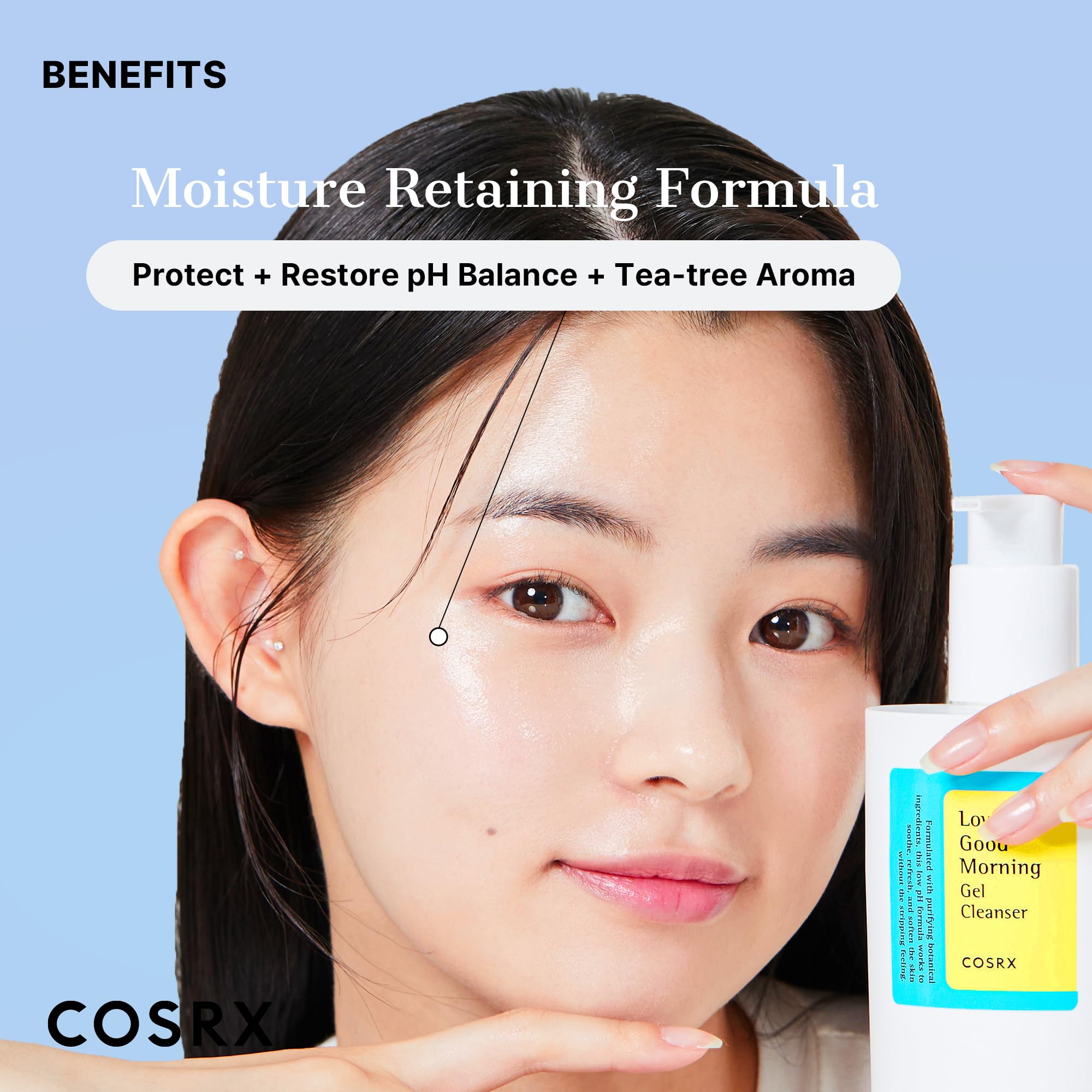 COSRX Low pH Good Morning Gel Cleanser (13.52fl.oz/400ml)