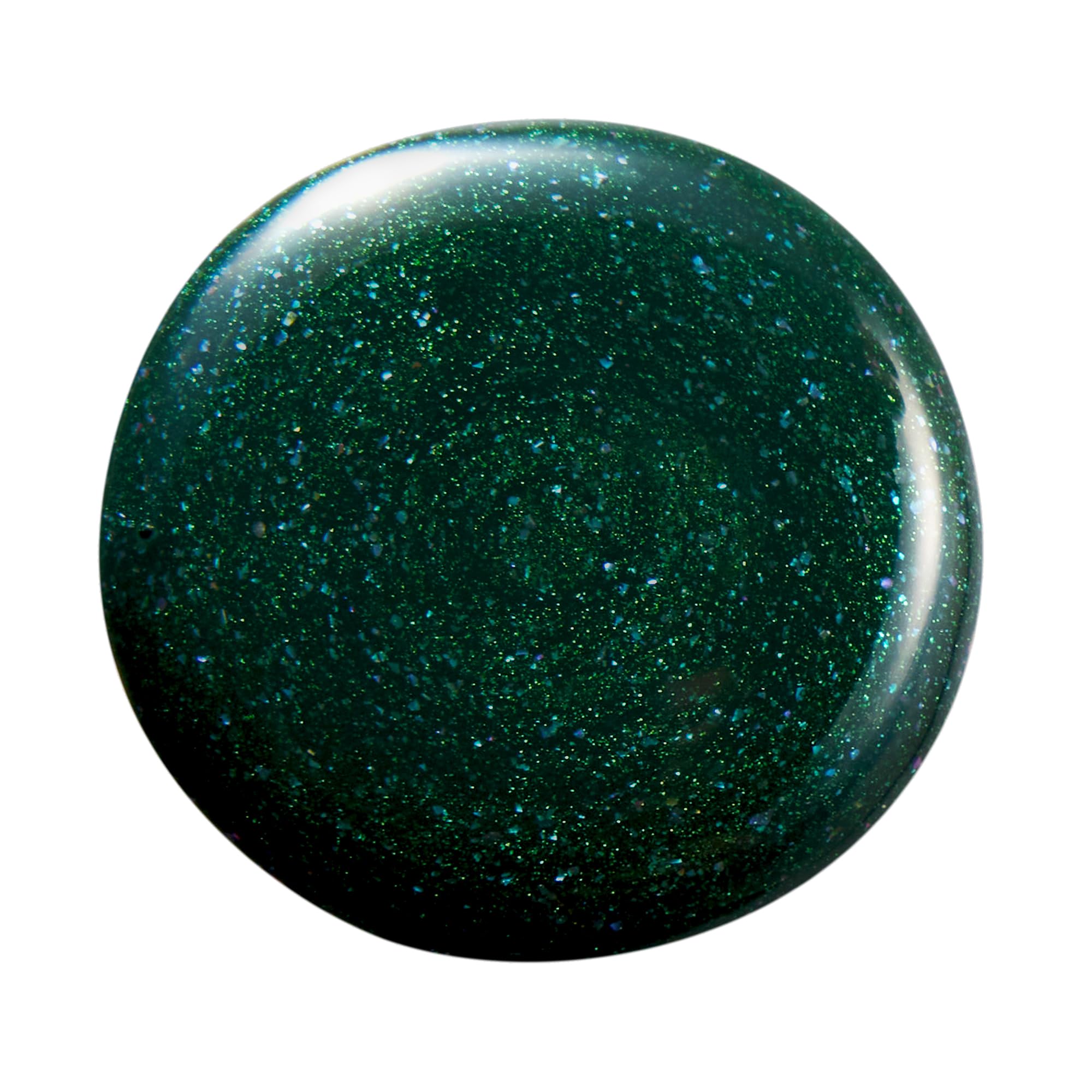 Dazzle Dry Mini Kit 4 Step System - Evergreen - A Pine Green With Blue Glitter Flecks. Full-Coverage Glitter. (5 Piece Kit / 5 M