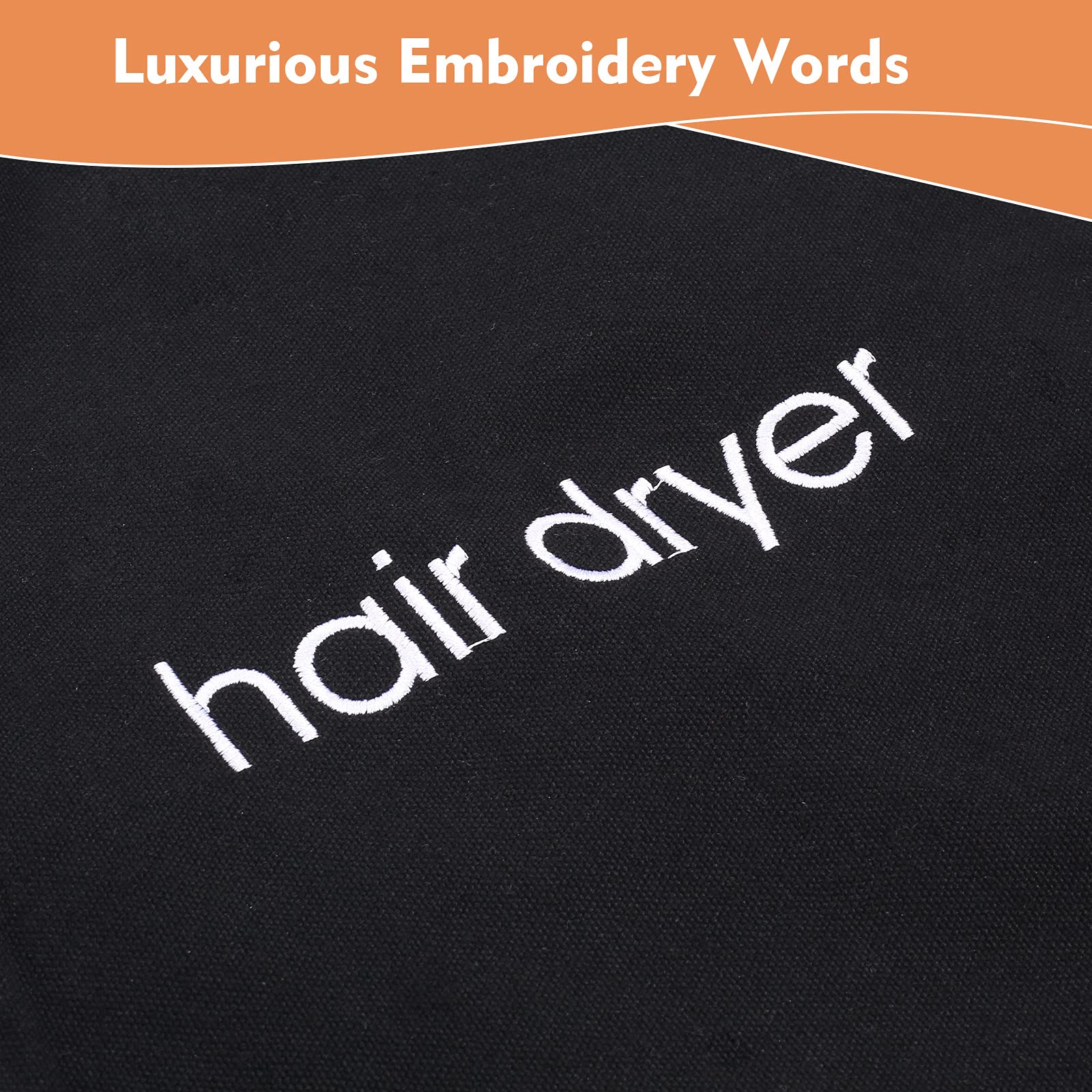 Erkxd Hair Dryer Bags Drawstring Bag Container Hairdryer Bag For Travel Bathroom (Light Grey)