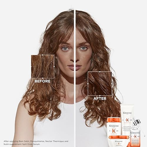 KERASTASE Nutritive Masquintense Hair Mask  Deeply Nourishes & conditions  With Plant-Based Proteins & Niacinamide  For Fine to