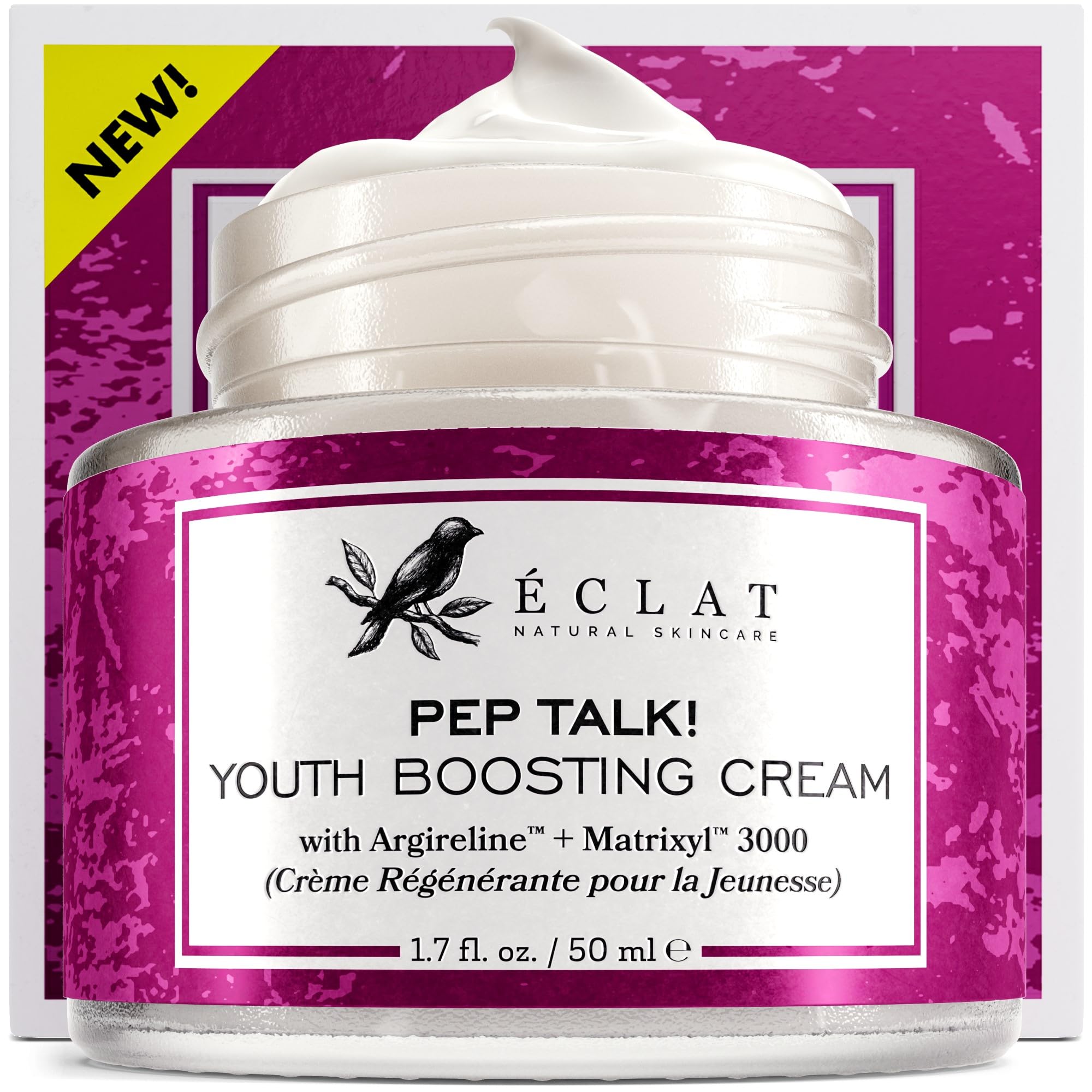 Collagen Anti Aging Face Cream with Patented Matrixyl-3000 & Argireline - 5x More Powerful w/ Pep-Boost Peptide Complex + 10 Ant