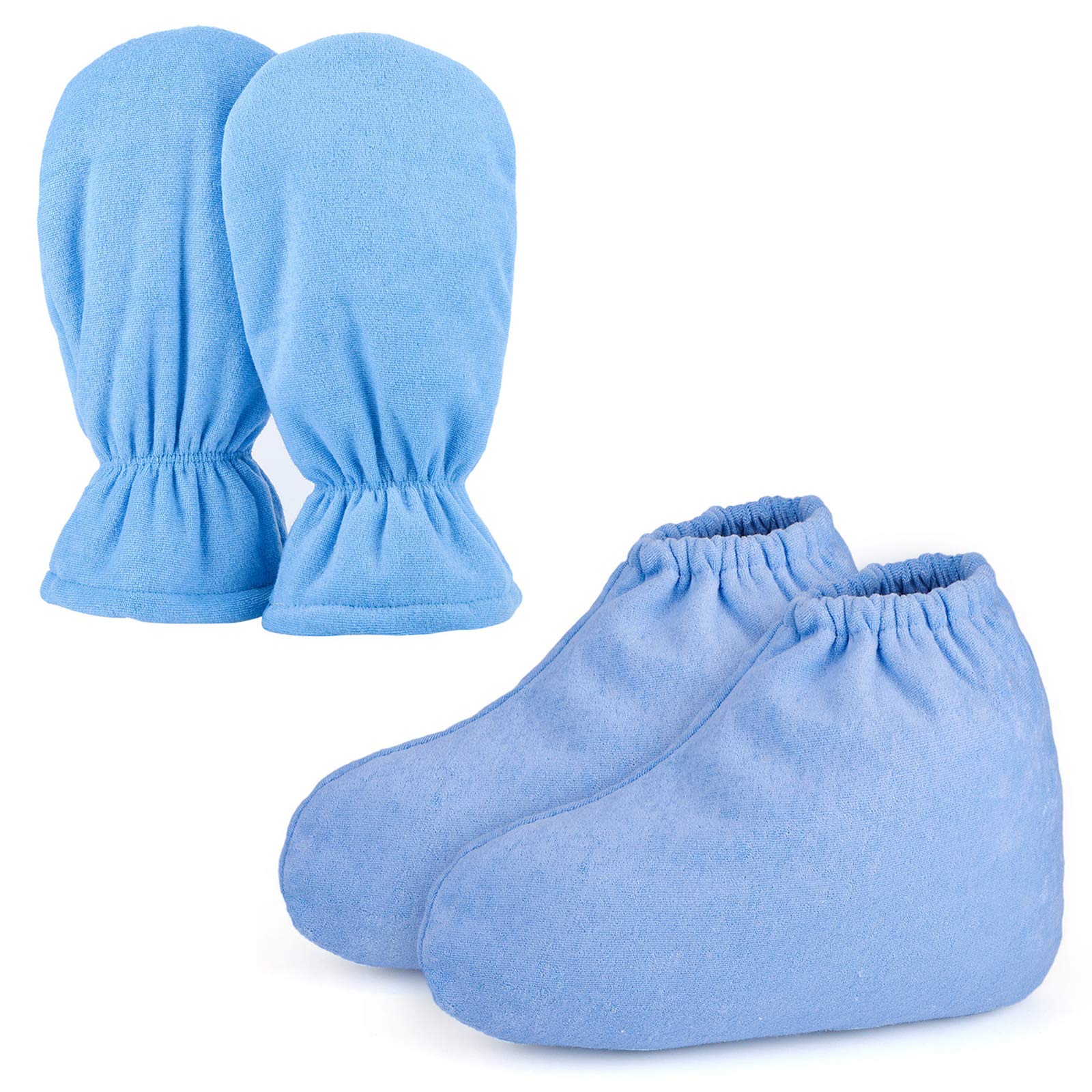 Paraffin Wax Mitts For Hand And Feet, Segbeauty Thick Paraffin Bath Mitts And Booties With Double Terry Clothes, Snug Elastic Op