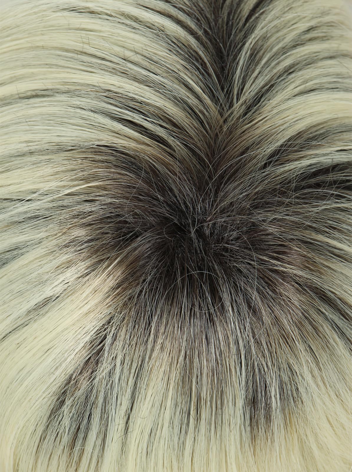 Linfairy Short Halloween Costume Cosplay Wig For Women (Blonde Ombre)