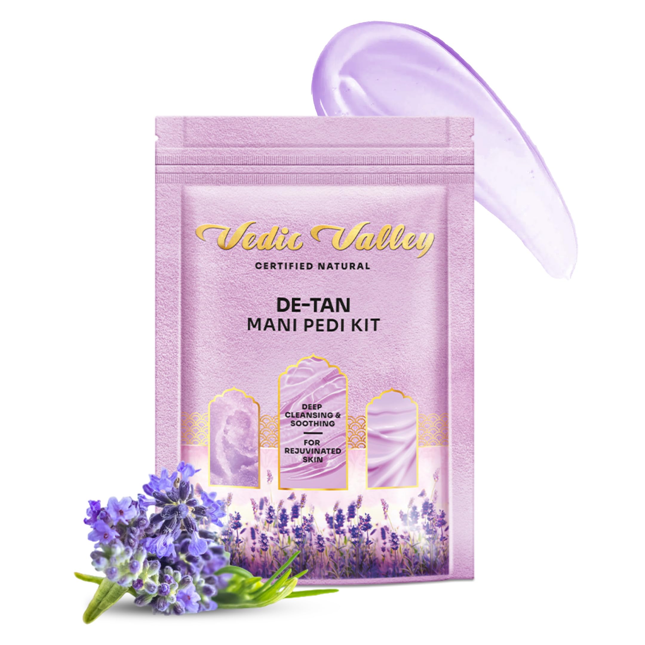 Vedic Valley Manicure Pedicure Kit For Women & Men With Organic Actives To Repair Cracked & Dry Heels For Deep Moisturization Wi