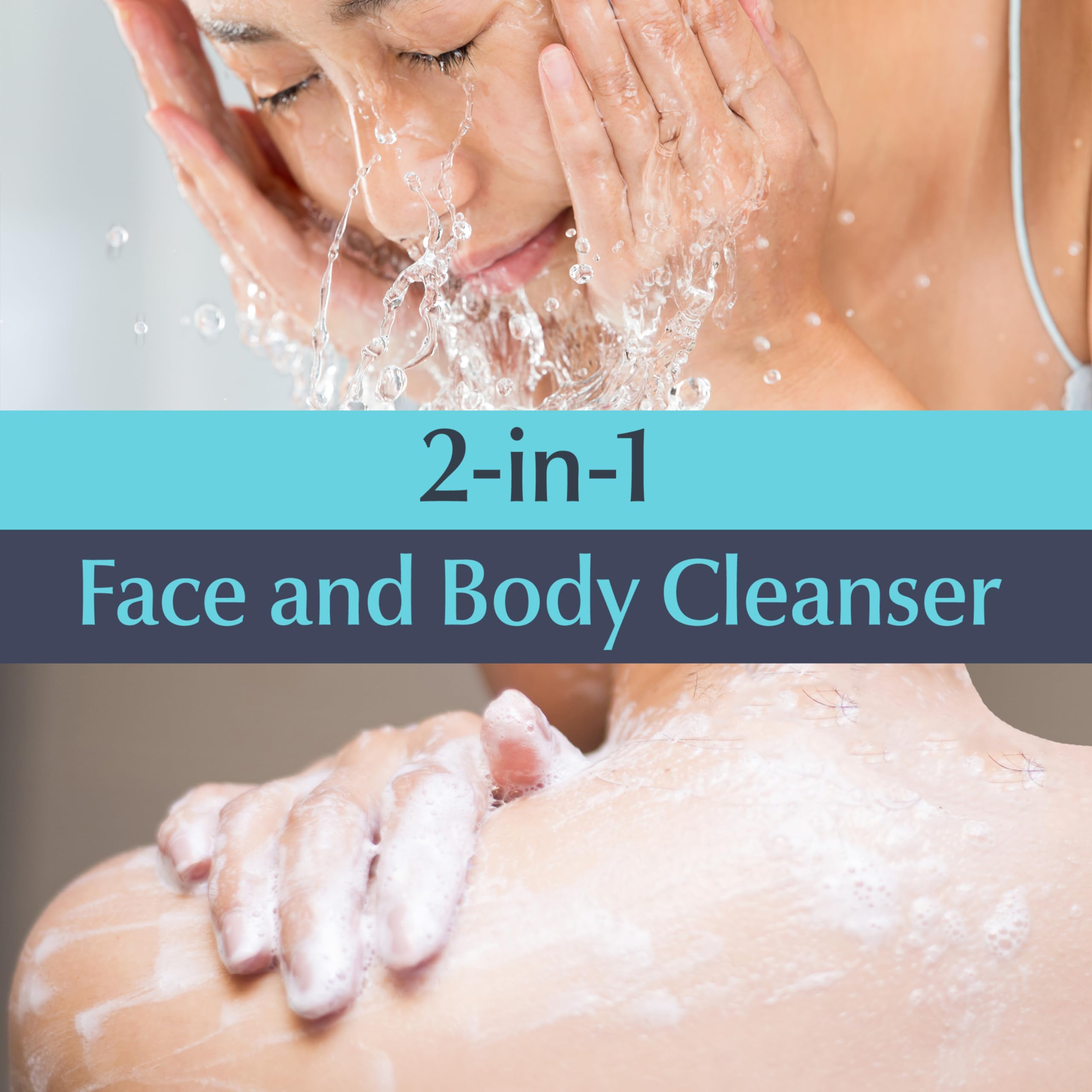 Eucerin Advanced Cleansing Body And Face Cleanser, Ph-Balanced, Gentle Face And Body Wash For Normal To Dry, Sensitive Skin, Fre