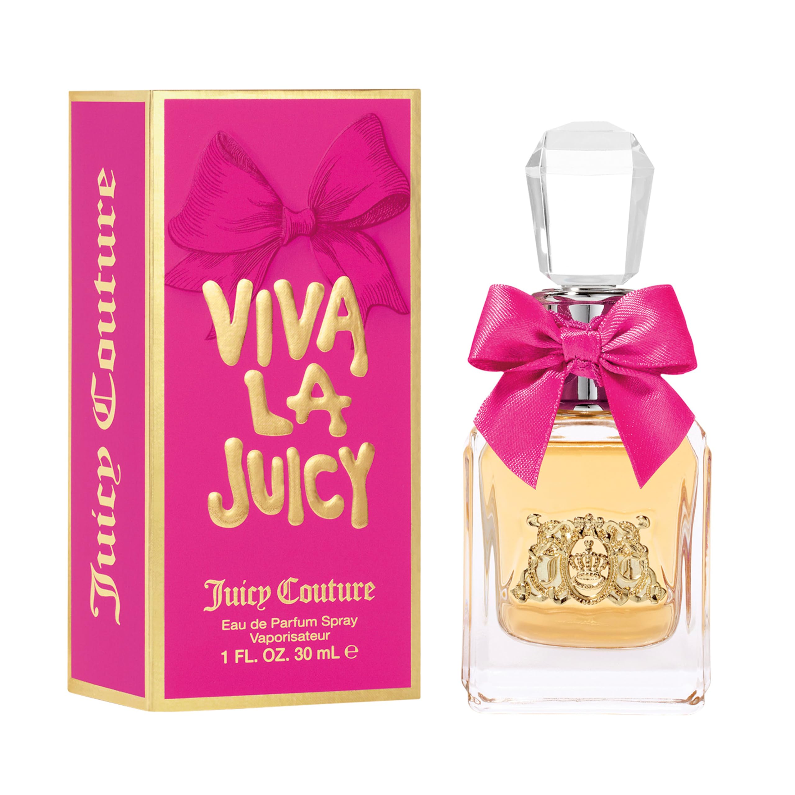 Juicy Couture Viva La Juicy Eau De Parfum, Women's Perfume with Notes of Mandarin, Gardenia & Caramel, Floral & Sweet Perfume fo