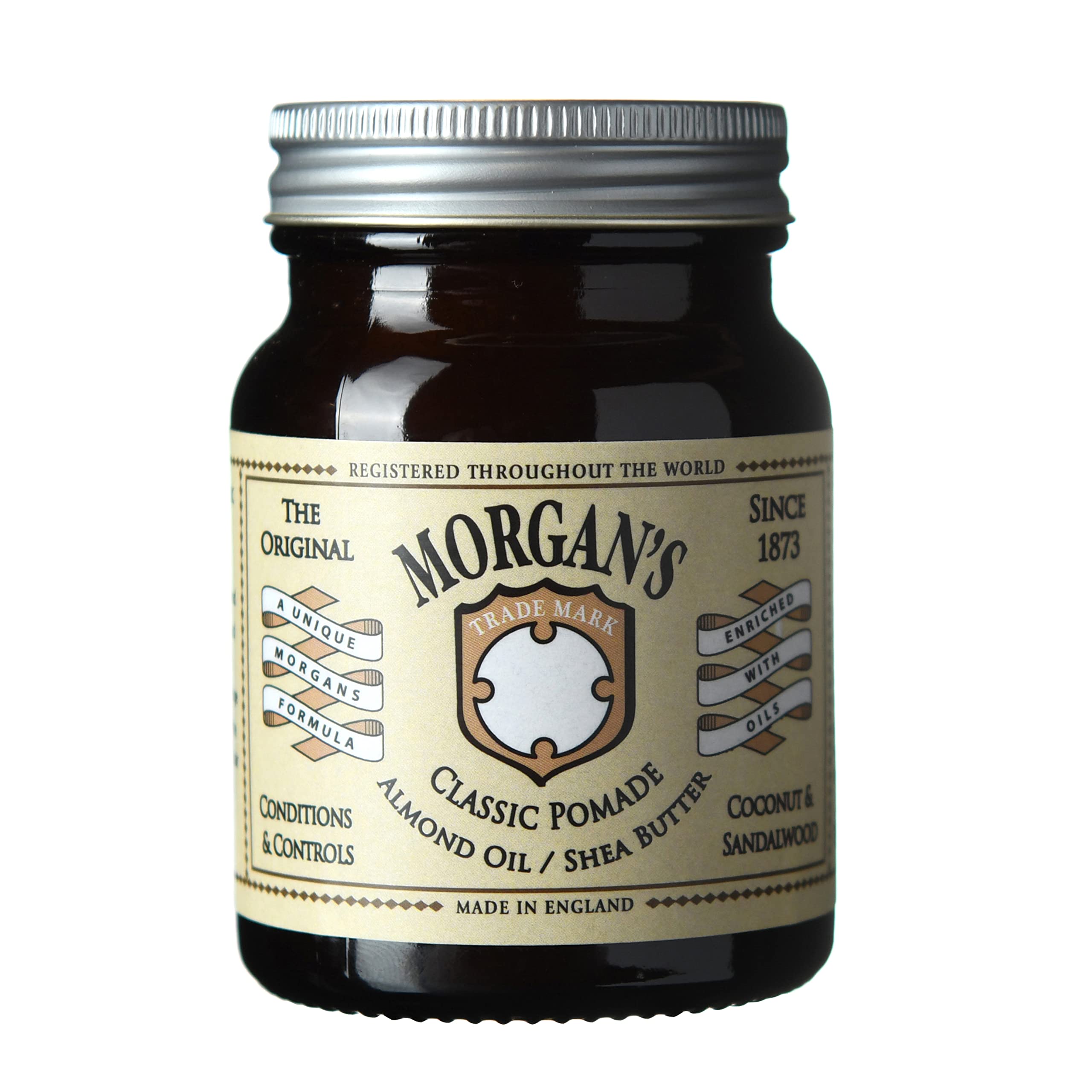 Morgans Pomade Original Hair Styling Pomade 100g (3.53 oz) - Strong Hold, Non-Greasy Finish