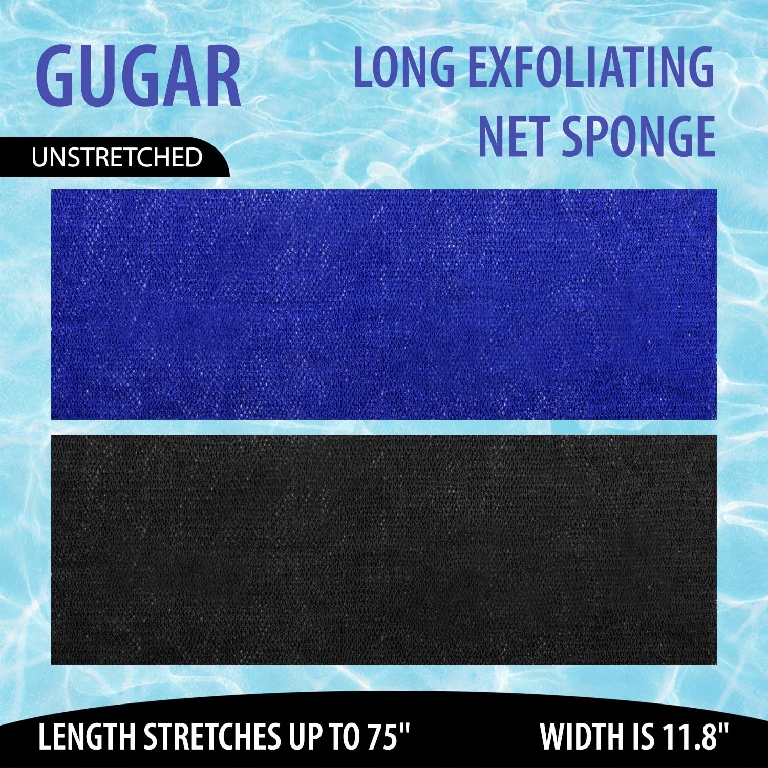 African Net Sponge Authentic African Exfoliating Net Real African Bath Sponge Body Scrub Net Long Rag Net Shower Scrubber