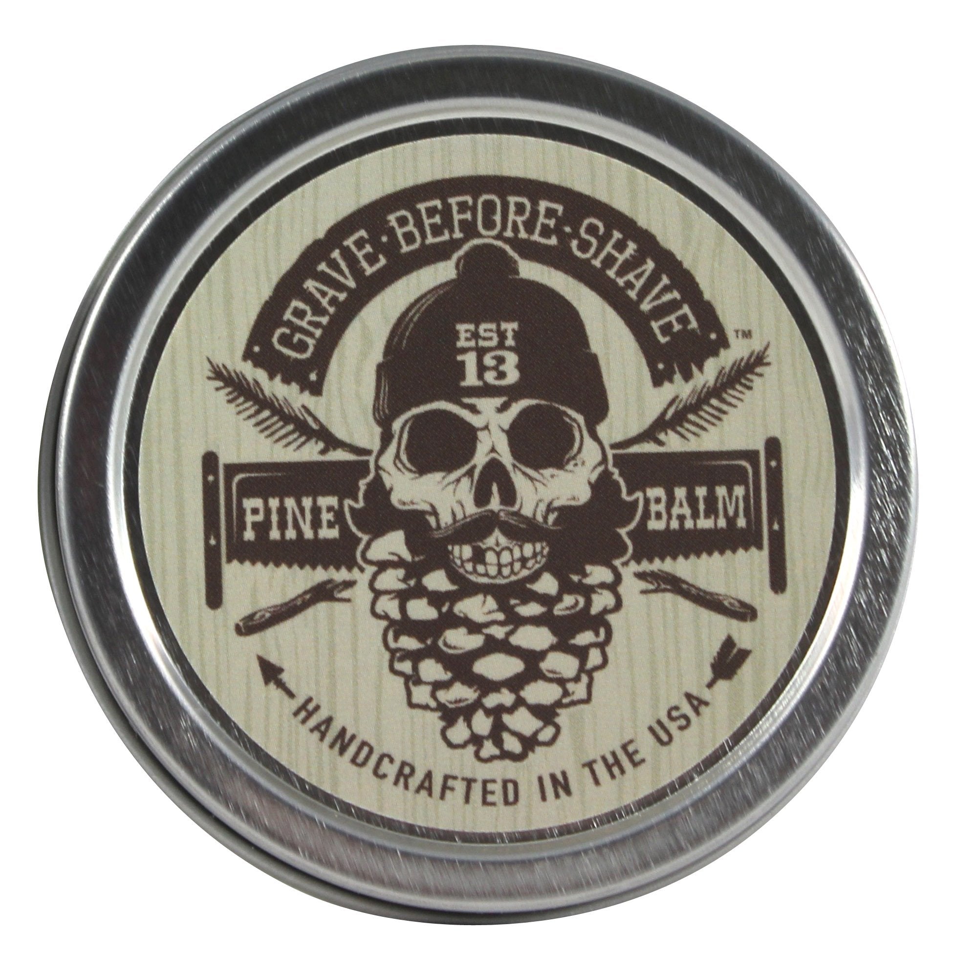 Grave Before Shave    Pine Scent Beard Balm (Pine/Cedar Wood Scent) (2 Oz.)