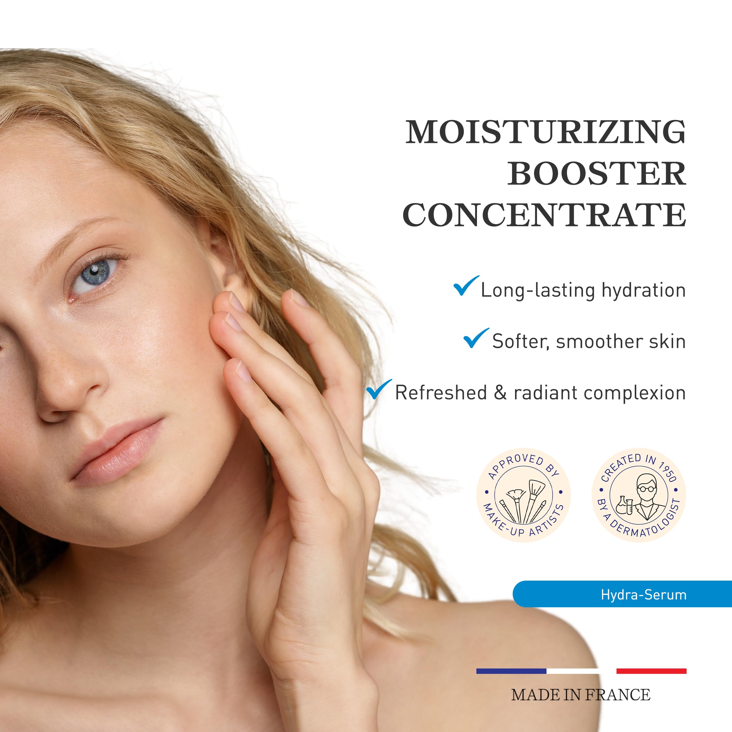 Embryolisse Hydra-Serum, Ultra-Hydrating Lightweight Hyaluronic Acid Facial Serum With White Water Lily, For Oily To Combination