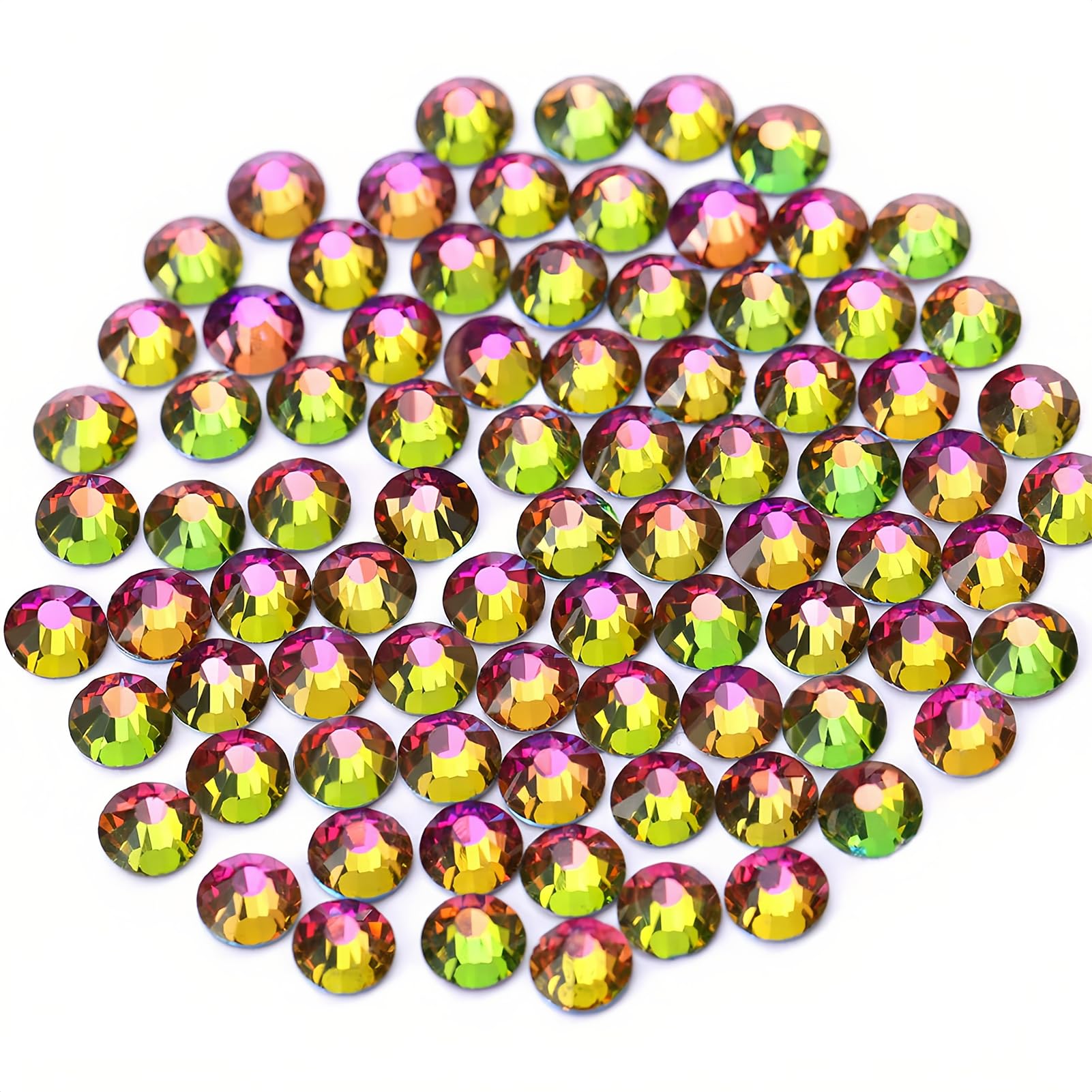 Novani Rhinestones 1440pcs SS10 Glass Rhinestones Crystal Flatback Gemstones for Crafts Nails Makeup Bags and Shoes Decoration(S