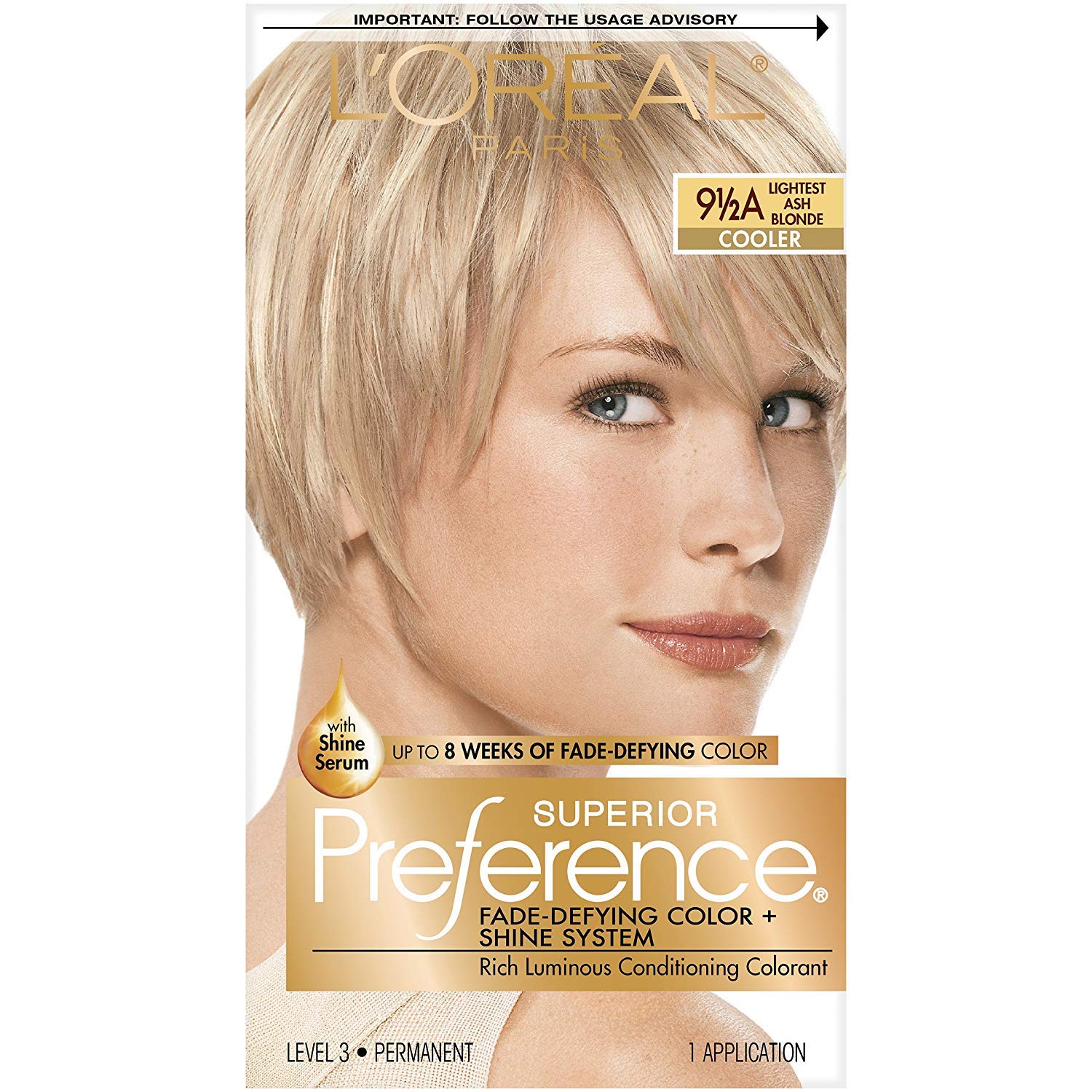 LOreal Superior Preference - 9-1/2A Lightest Ash Blonde (Cooler) 1 Each (Pack of 5)