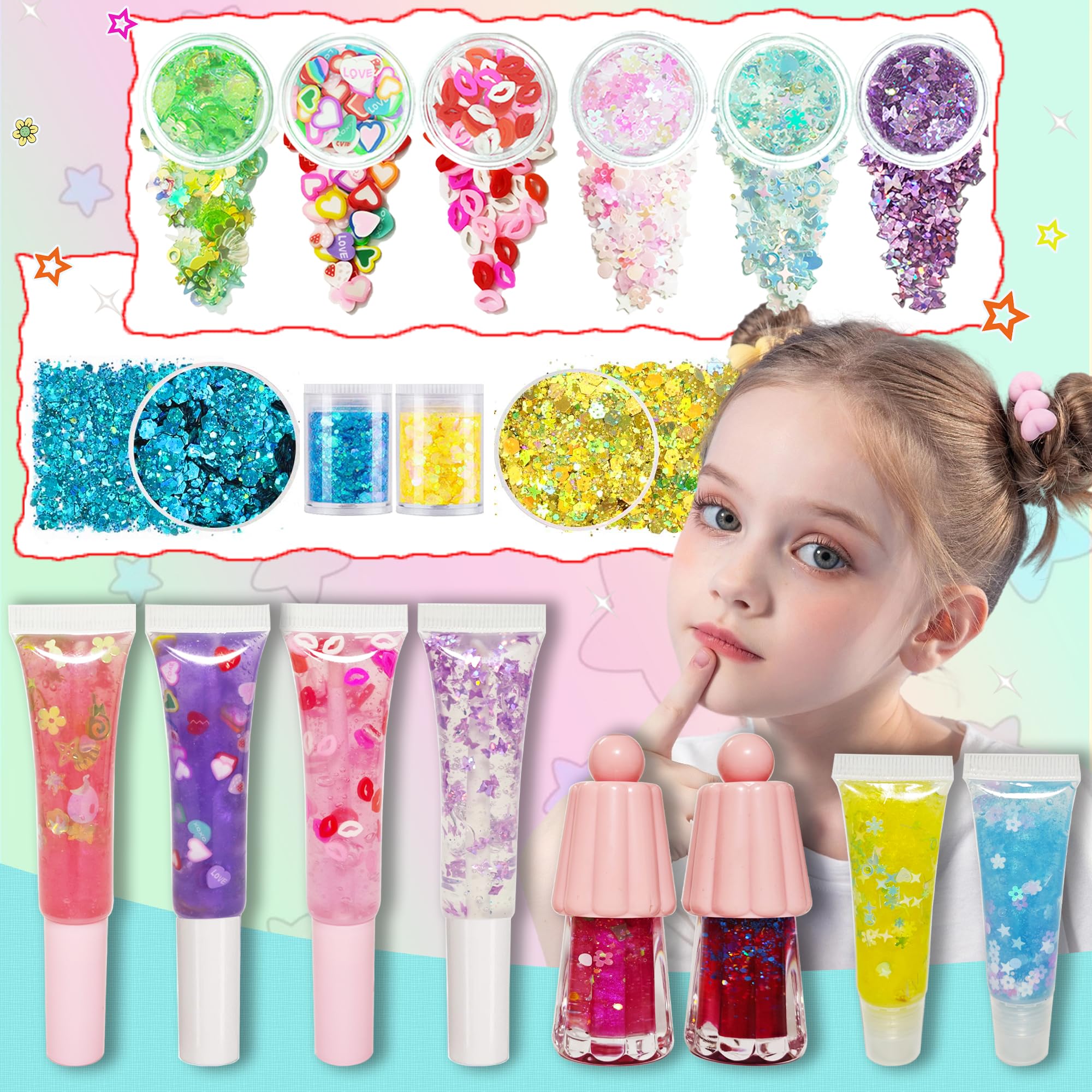 Bripati Lip Gloss Making Kit - Diy Lip Gloss Kit To Make Your Own Lip Gloss, Lip Gloss Making Set Lip Gloss Diy Kit For Teens, L
