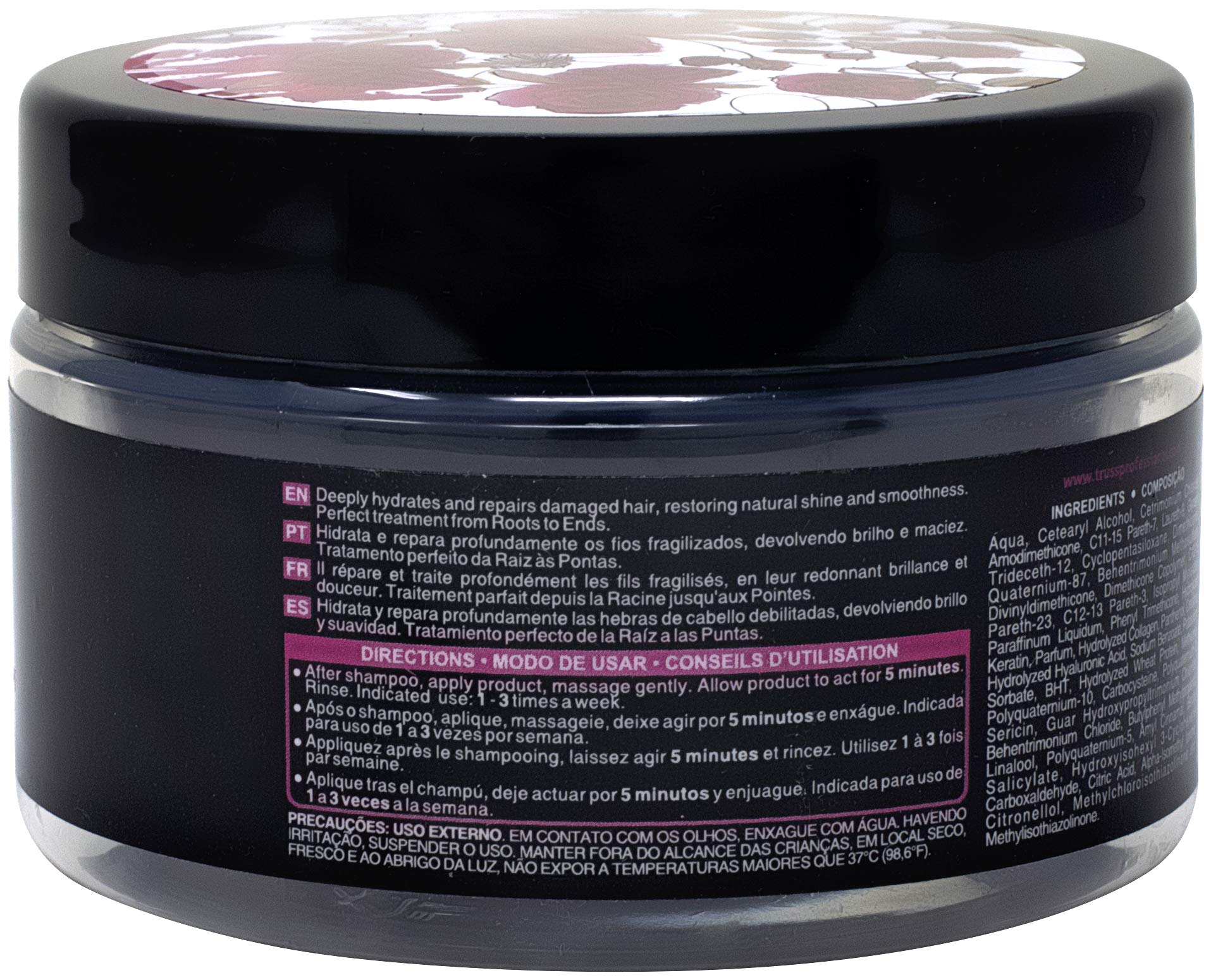 Truss Perfect Hair Mask With Collagen, Keratin & Hyaluronic Acid - Deep Conditioning Hair Treatment - Intense Moisture & Hydrati
