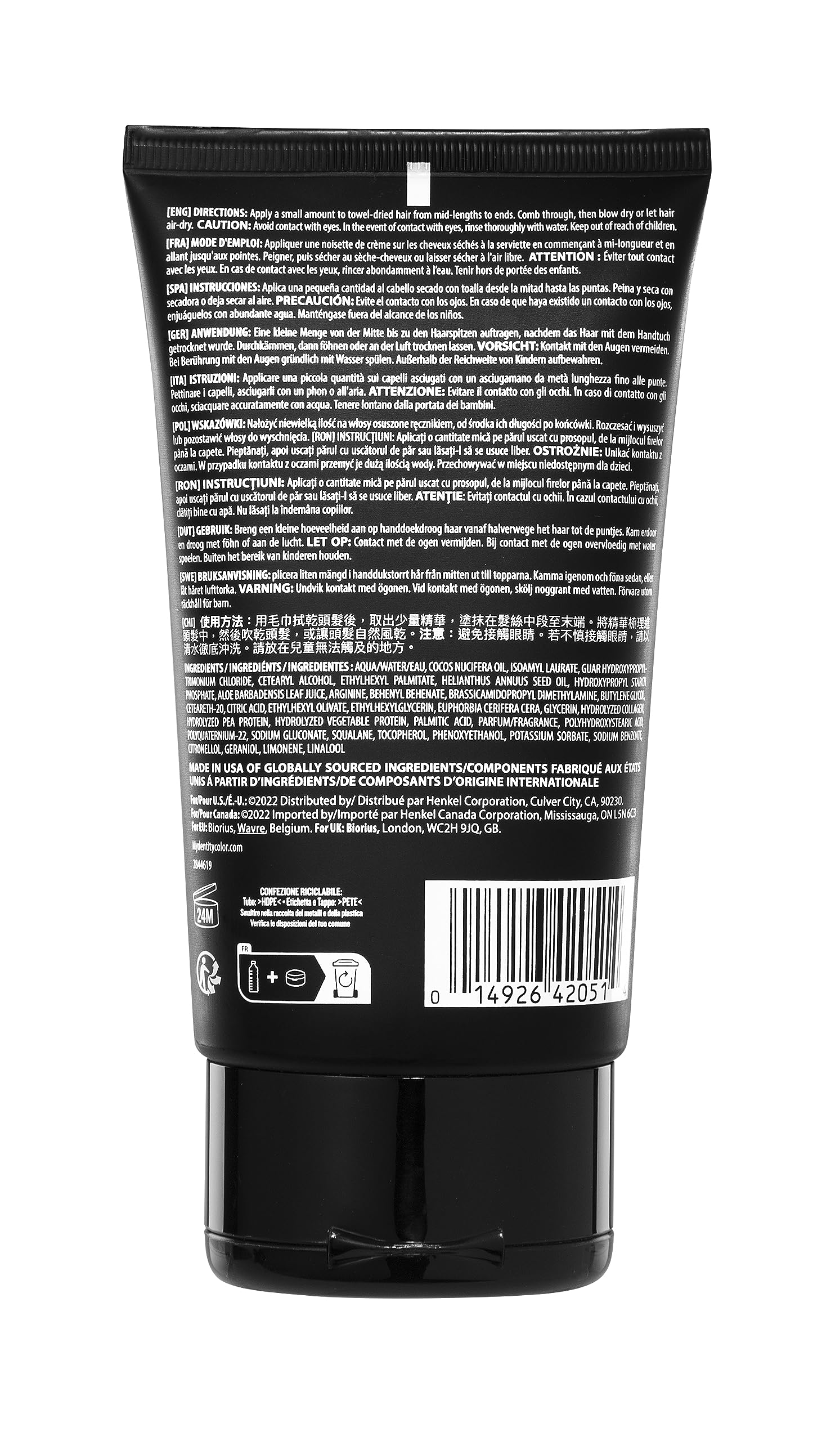 #MYDENTITY #MyHero Nourishing Crme, 5 oz | Multi use - Blow Dry or Air-Dry | Hydrolyzed Collagen | Reduces Frizz for up to 48 ho