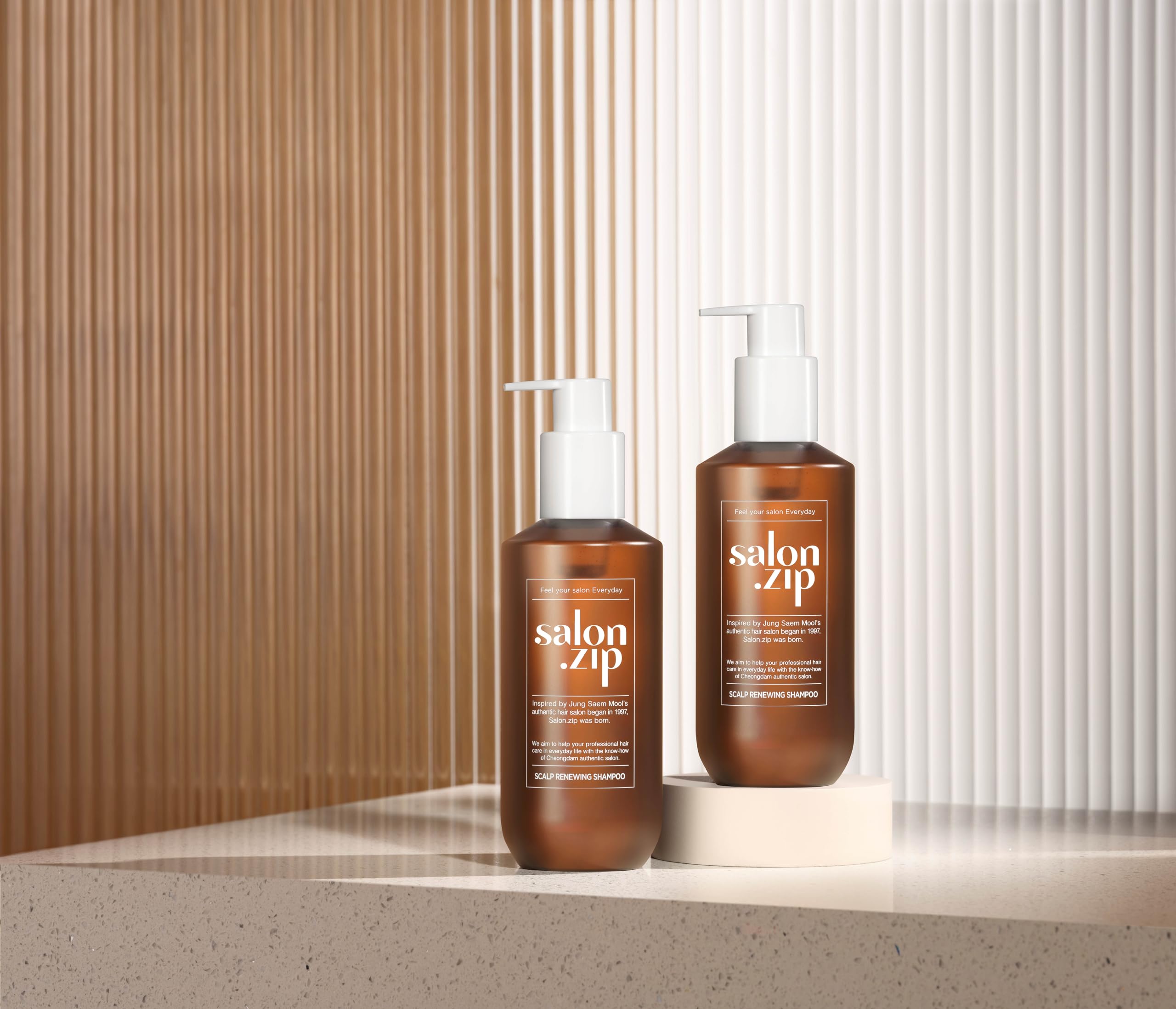JUNG SAEM MOOL OFFICIAL] Salon.zip Scalp Renewing Shampoo, 14.1 oz (400g)