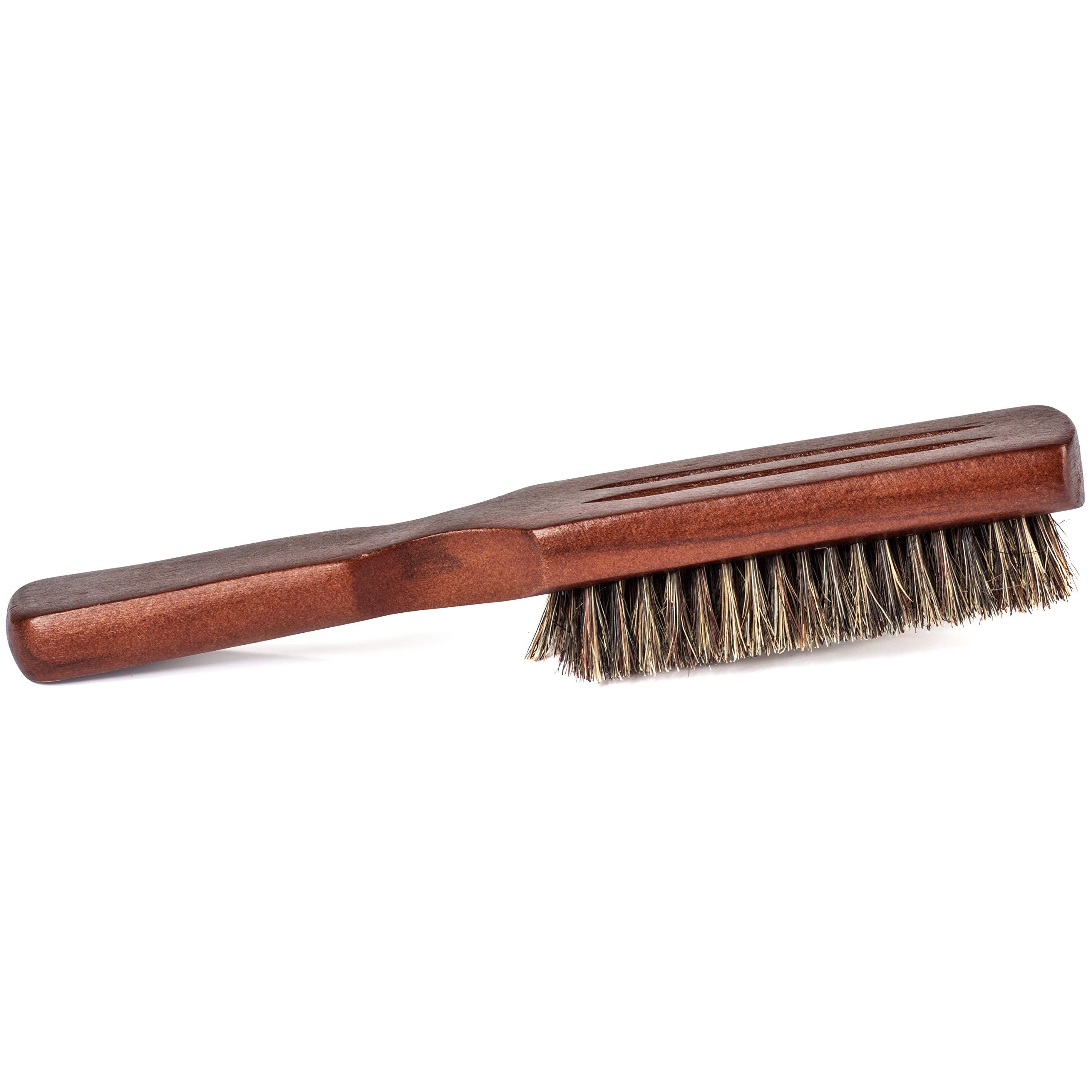 Grannaturals Soft Bristle Hair Brush For Men - Natural Wooden Boar Bristle Hairbrush For Styling Beards, Fades, Bristle Brush Fo