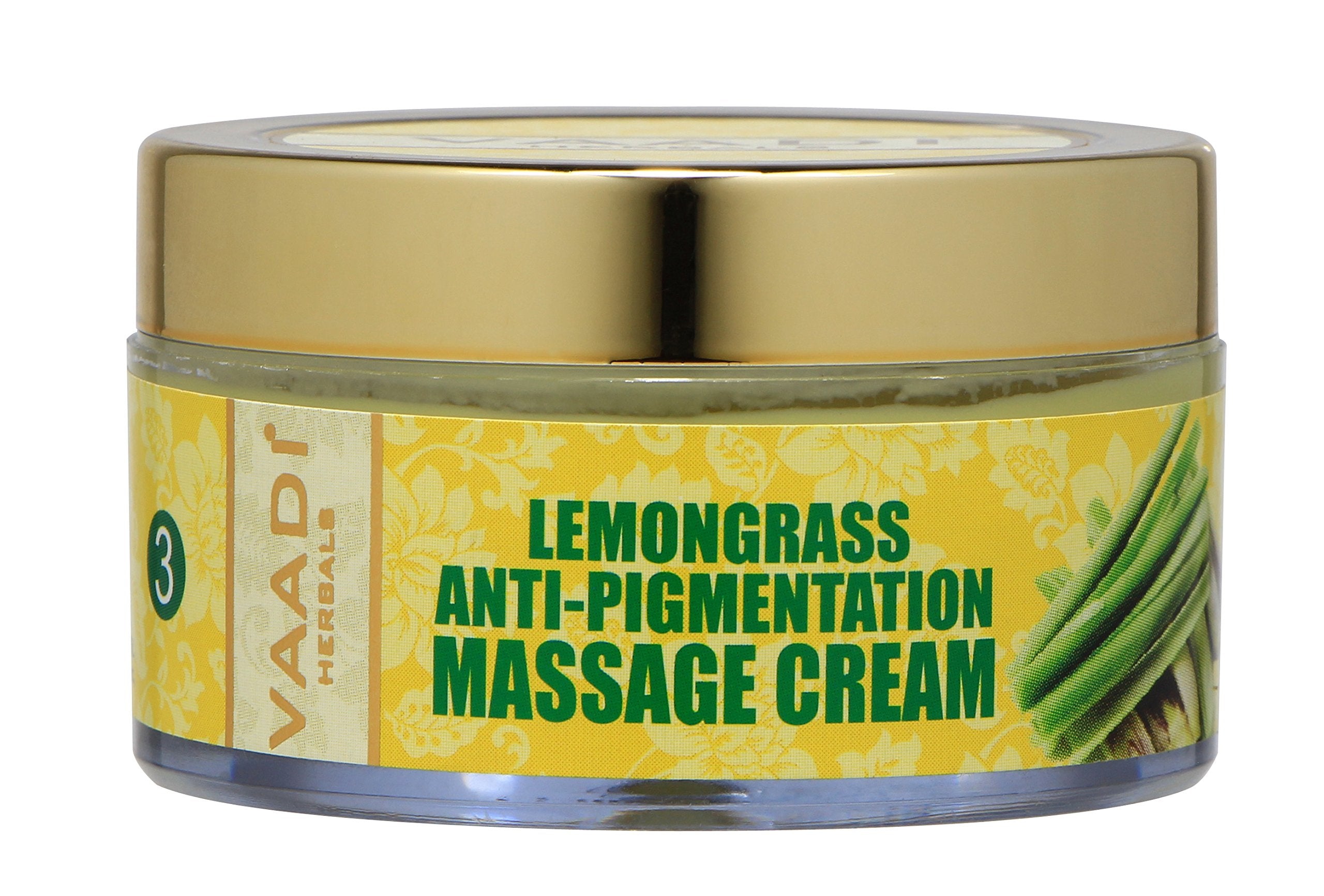 Vaadi Herbals Lemongrass Anti Pigmentation Massage Cream, 50G