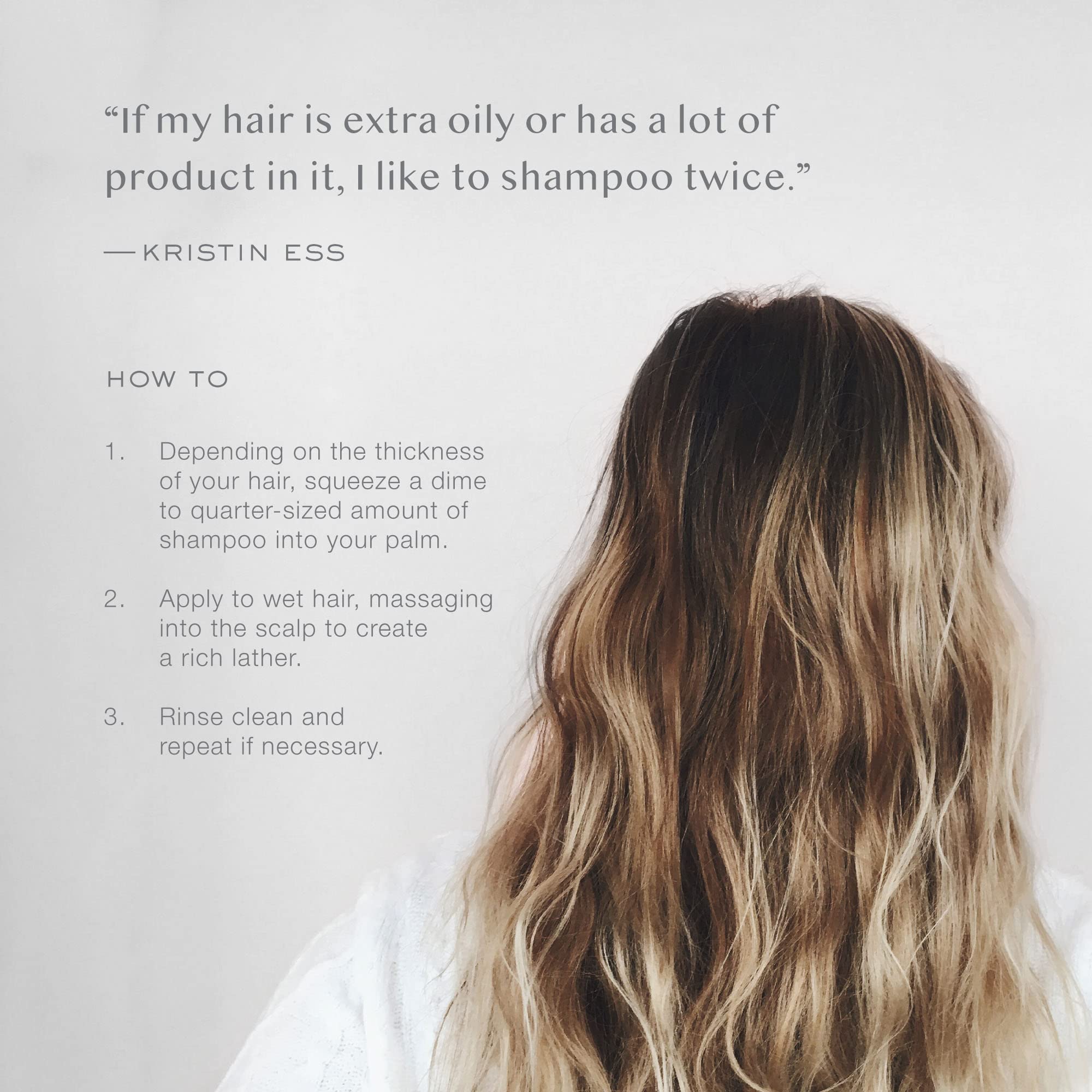 Kristin Ess Hair Extra Gentle Shampoo + Conditioner Bundle - Sensitive Skin + Scalp, Cleanses, Nourishing + Calming, Hydrating C