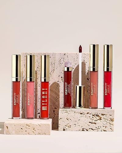 Milani Stay Put Longwear Liquid Lipstick - Smudge-Proof, Kiss-Proof, And Fade-Resistant Formula For All-Day Wear - Vibe