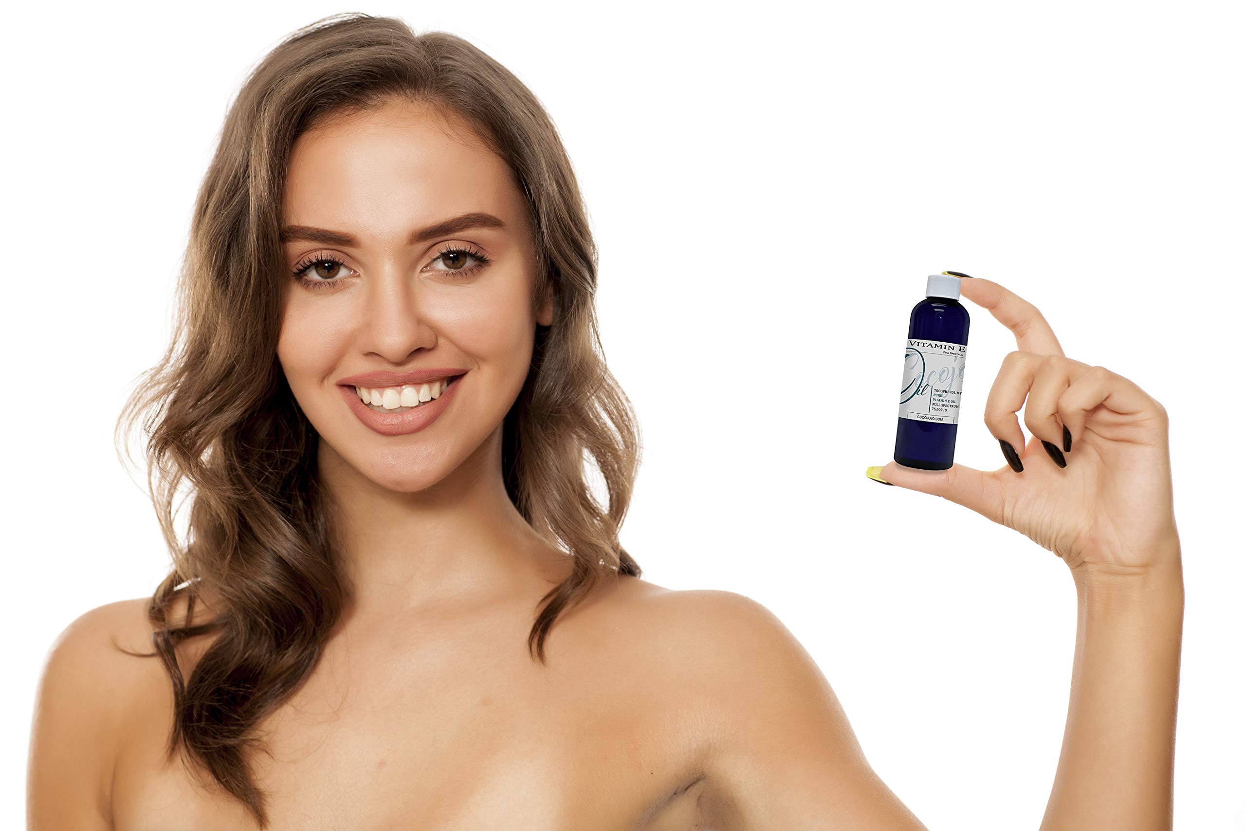 Cocojojo Vitamin E Oil For Skin, Organic Vitamin E Oil For Hair, Face, Liquid Vitamin E, Vitamin E Body Oil, 100% Pure Natural C