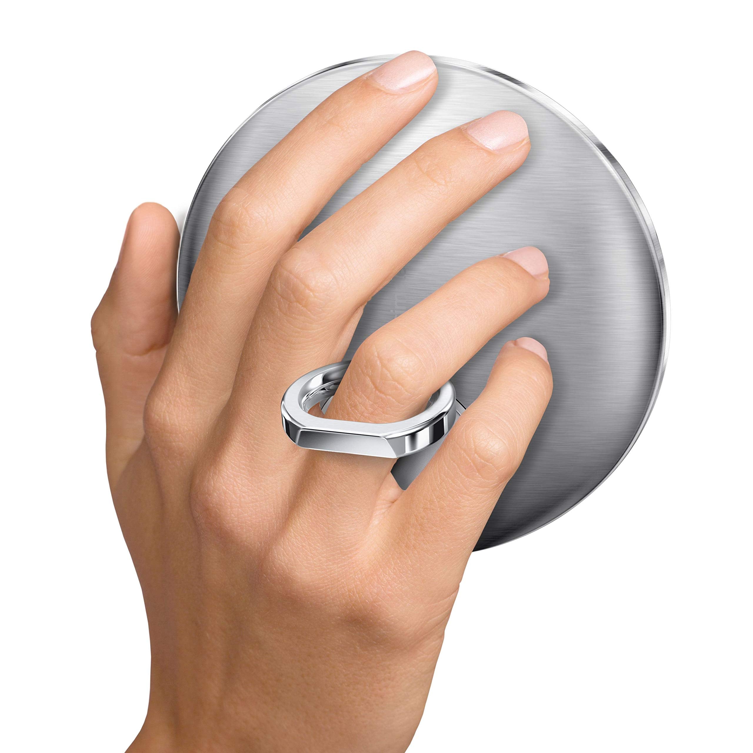 Simplehuman Sensor Mirror Compact 4'' Round, 3X Magnification, Brushed Stainless Steel