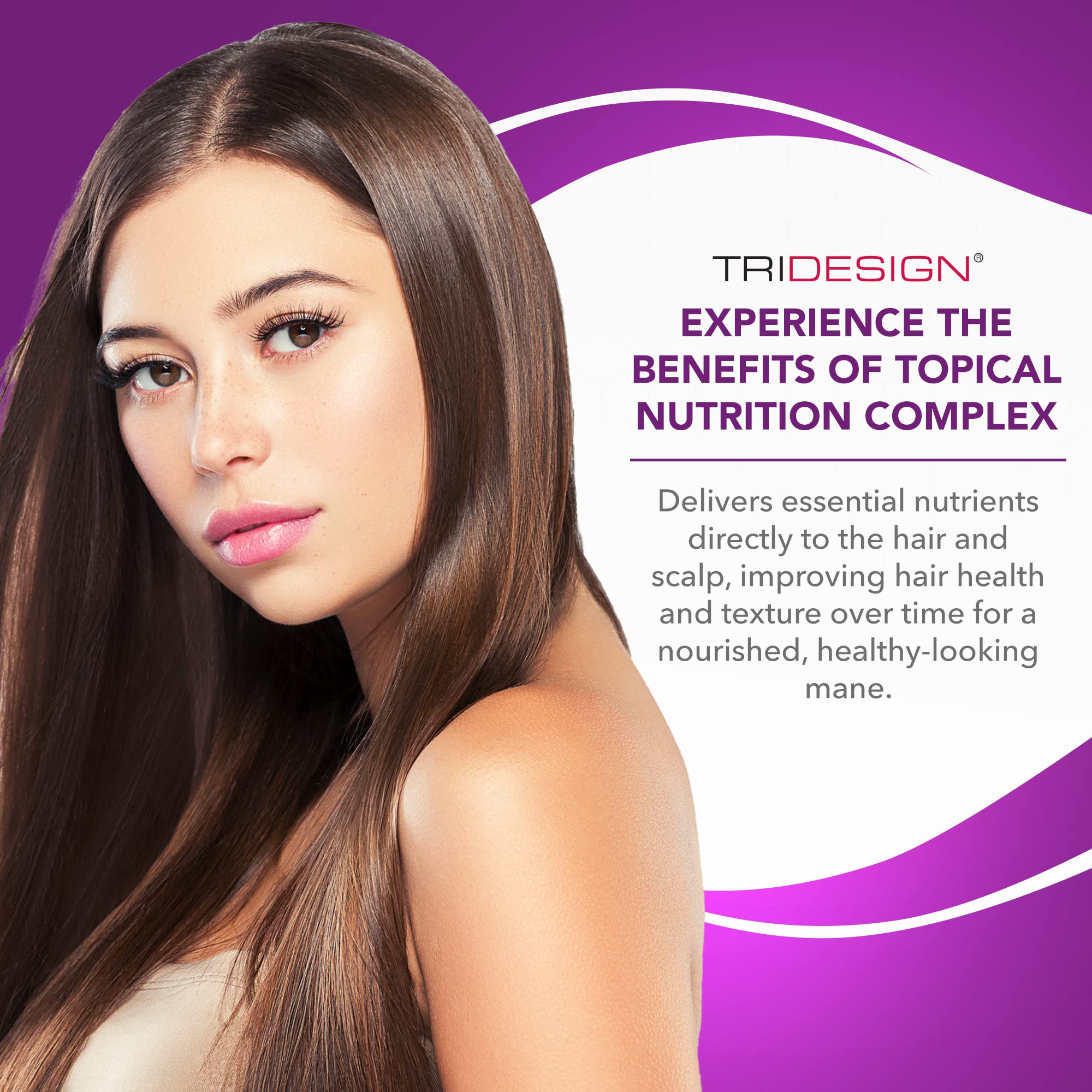 TRIDESIGN Texture Styling Creme with Topical Nutrition Complex - Hair Styling Products for Men and Women, Scented Smoothing Crea