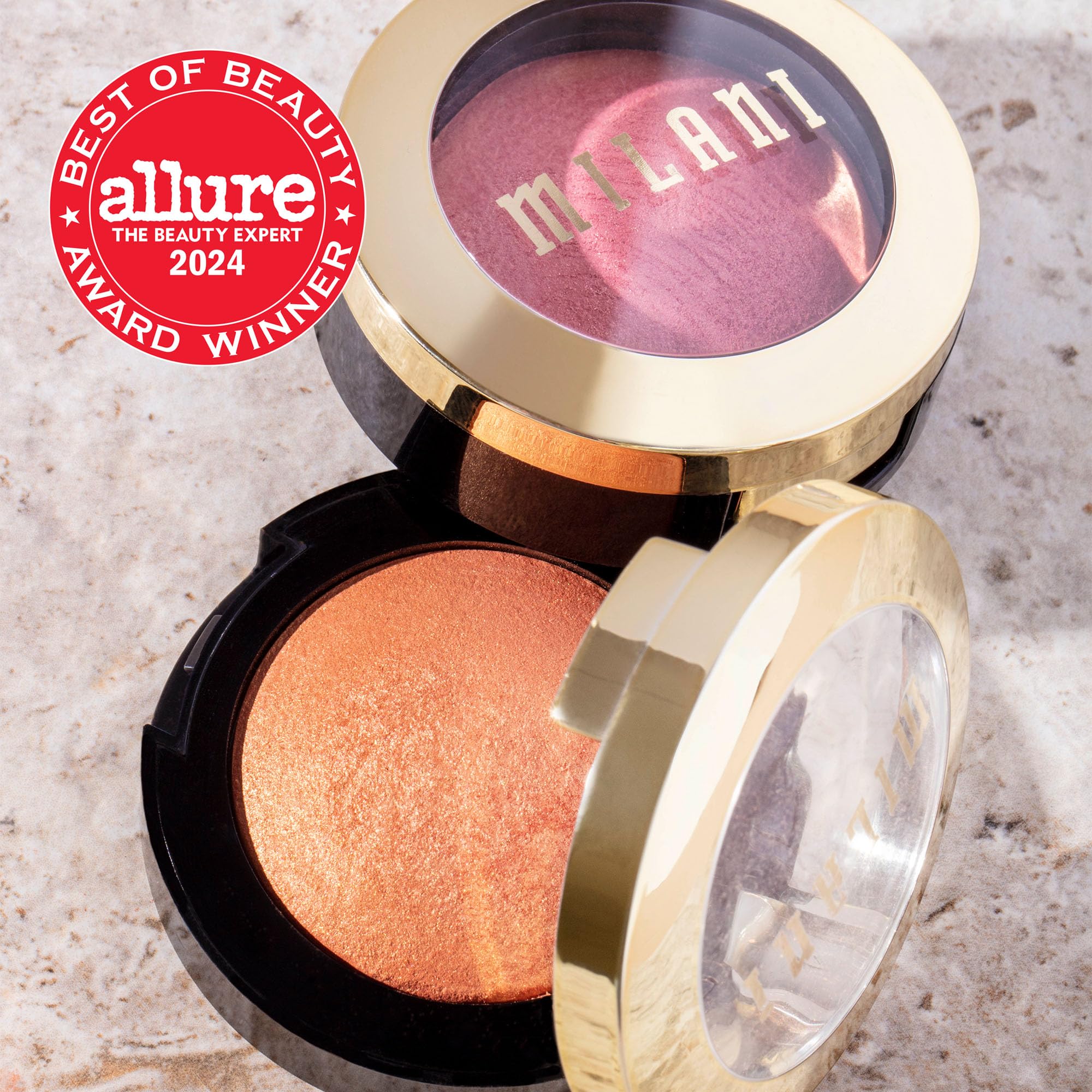 Milani Rose Powder Blush - Coral Cove (0.6 Ounce) Cruelty-Free Blush - Shape, Contour & Highlight Face With Matte Or Shimmery Co