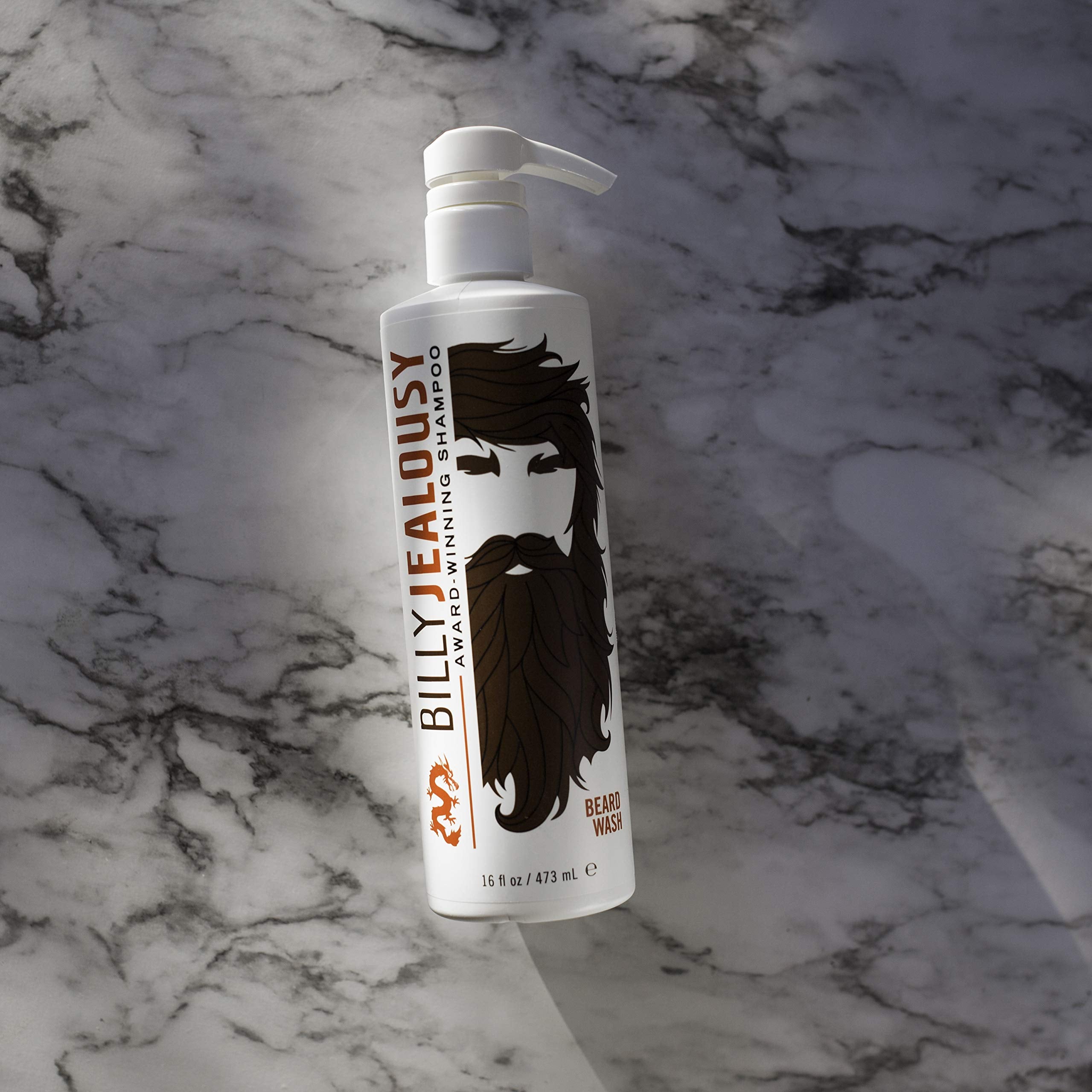 Billy Jealousy Beard Wash Hydrating Mens Beard Shampoo, 16 Fl. Oz.