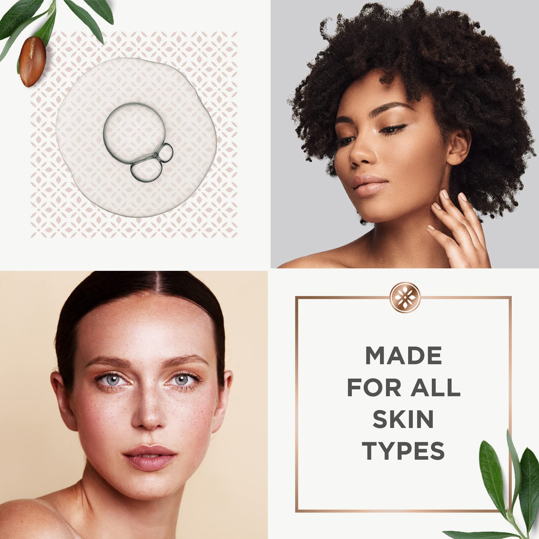 Argan Magic Brighten Face Serum with Vitamin C & Argan Oil - Hydrating & Brightening Formula | Reduce Dark Spots, Fine Lines, &