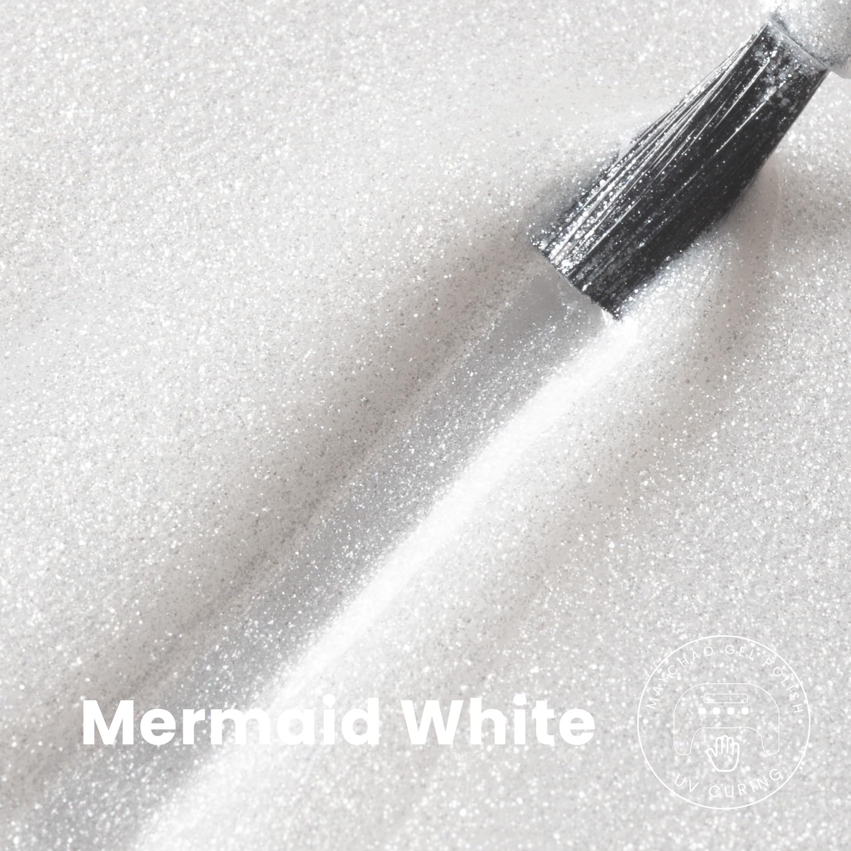 Maychao 15Ml Gel Nail Polish 1Pc Mermaid White Gel Polish Soak Off Uv Led Nail Polish Nail Art Starter Manicure Salon Diy At Hom