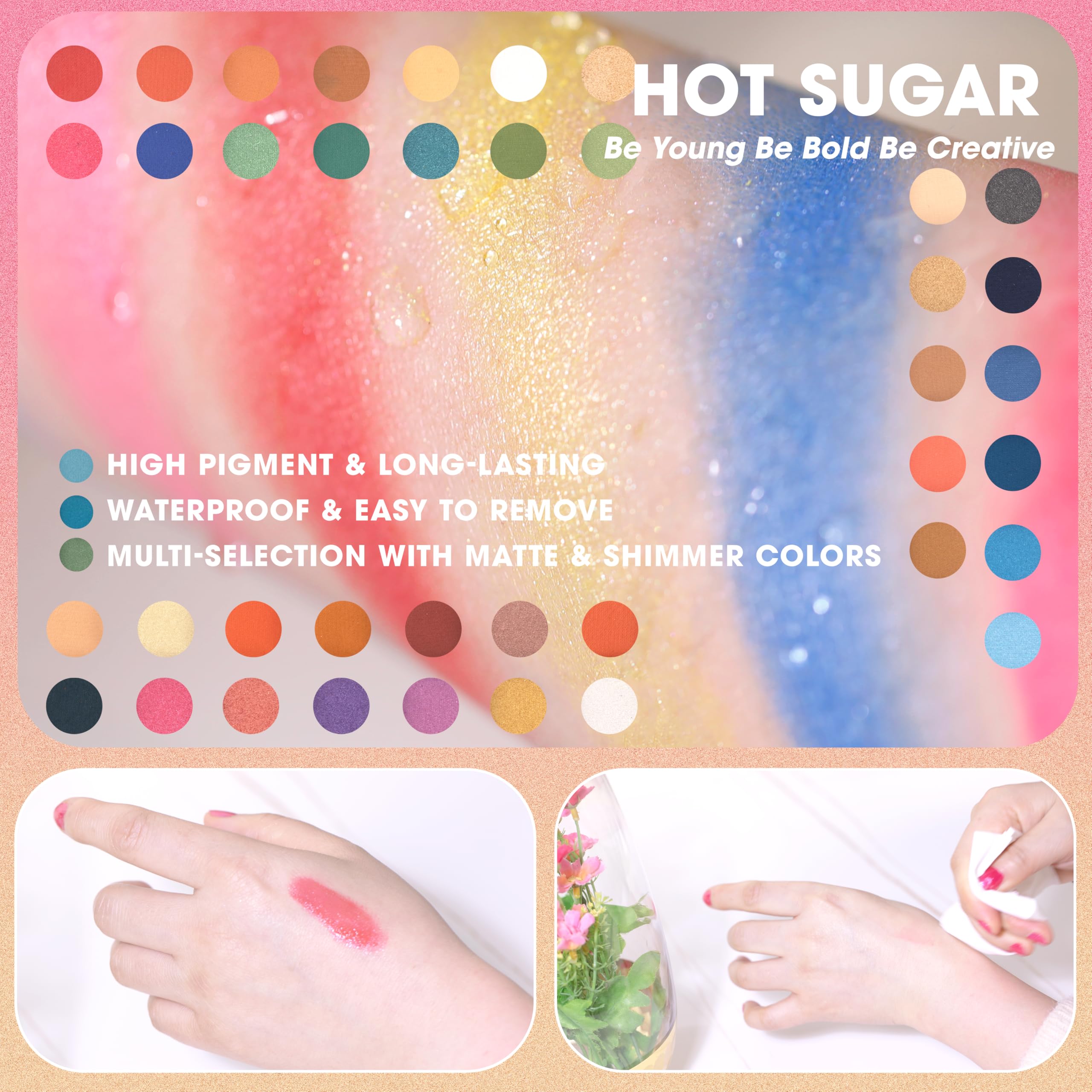 Hot Sugar Teen Makeup Kit For Girls 13-15, Kids Makeup Kit, Makeup Gift Set For Birthday Parties Makeovers & Christmas (Pink)