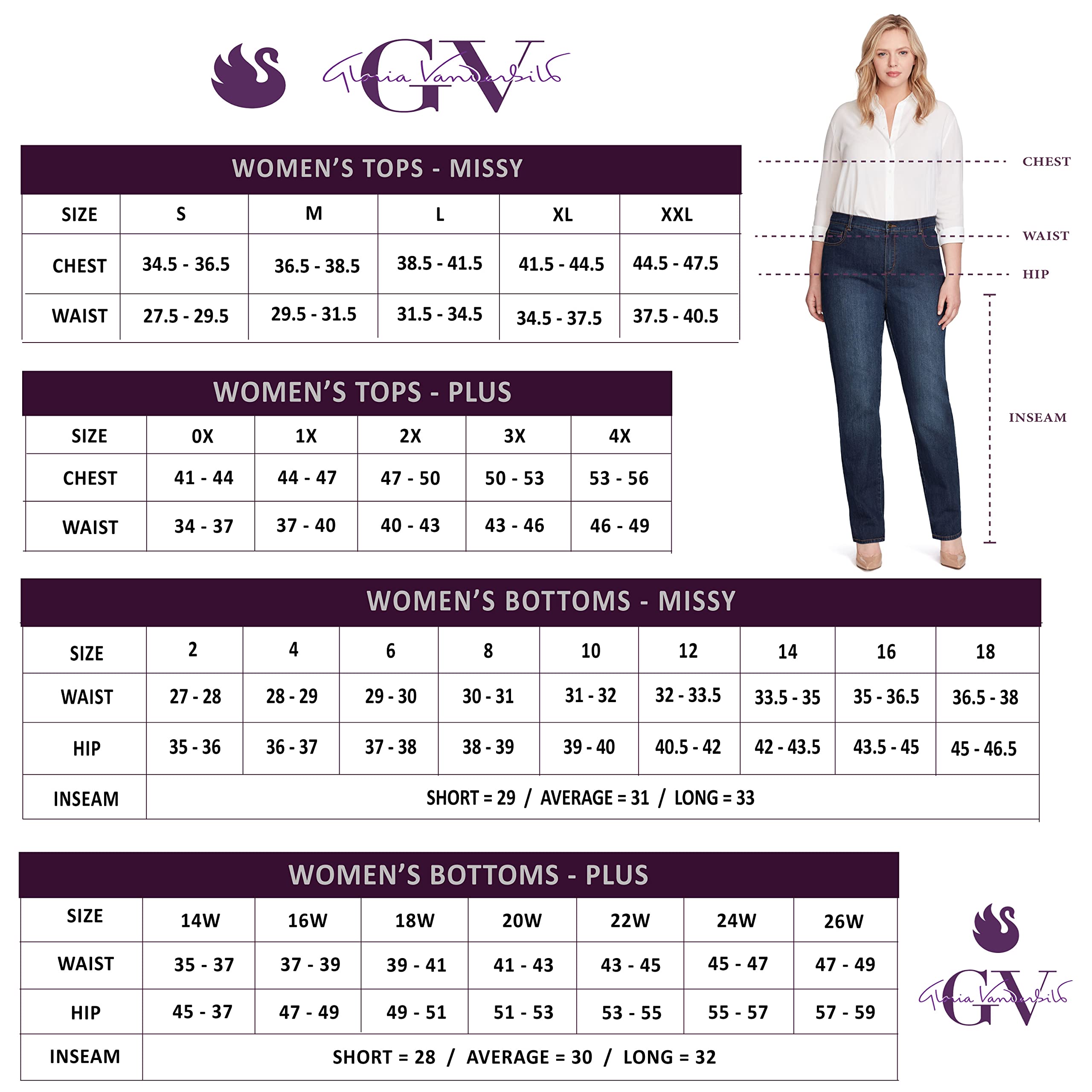 gloria Vanderbilt womens classic Amanda High Rise Tapered Jeans, Hazelnut, 20 US