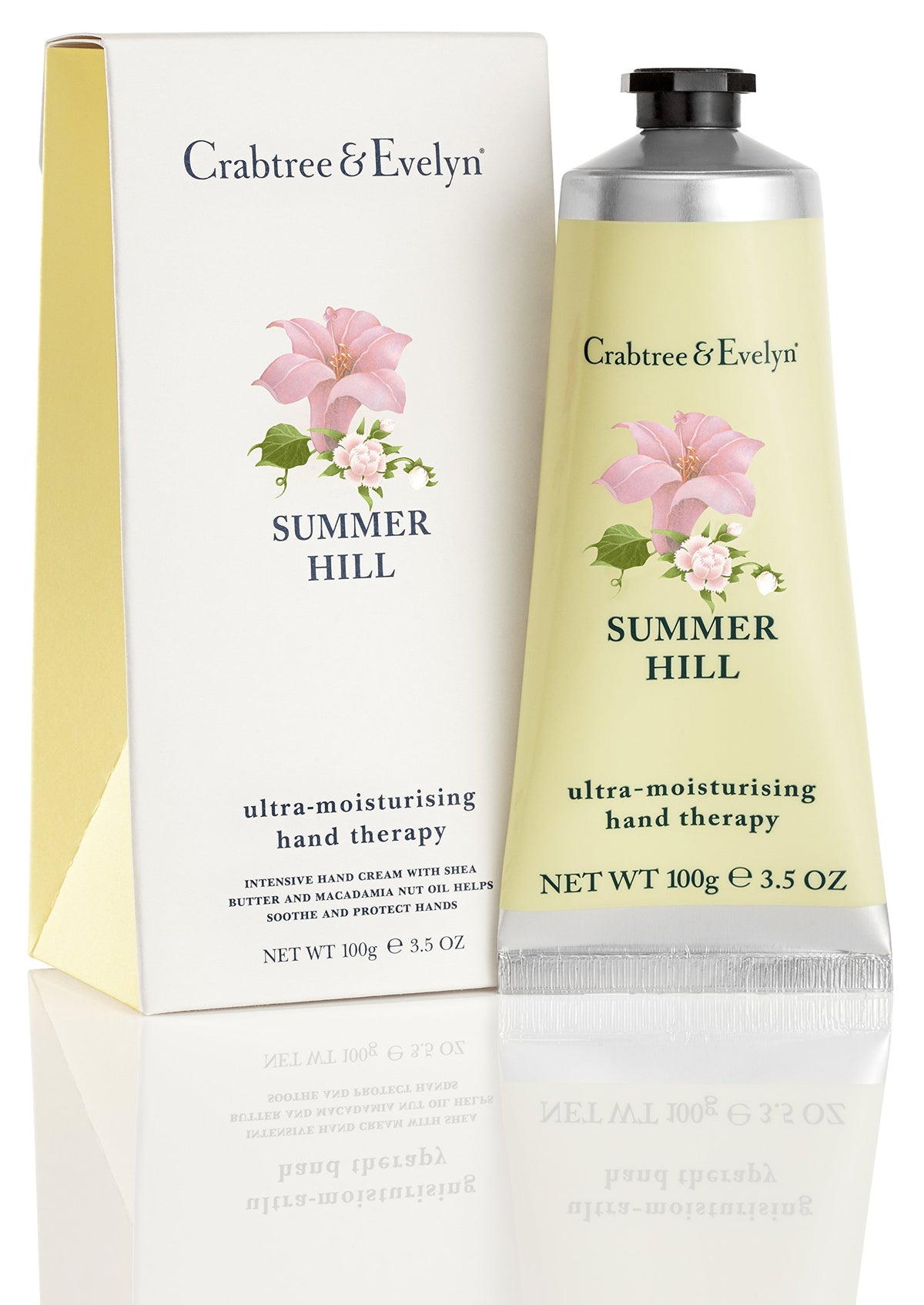 Crabtree & Evelyn Ultra-Moisturising Hand Cream Therapy, Summer Hill, 3.5 oz