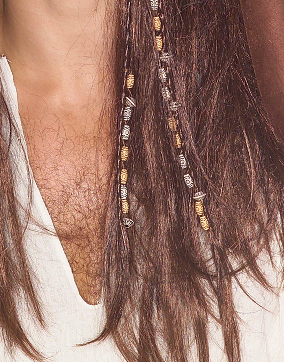 Brown Caribbean Pirate Wig