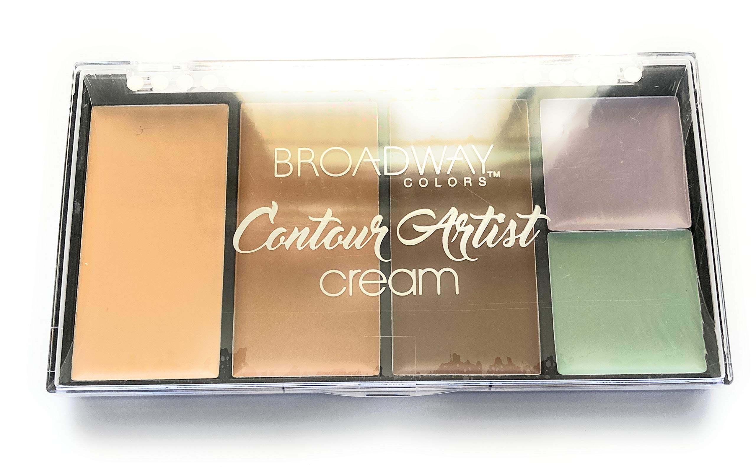 Broadway Colors (1) Contour Artist Cream - Cream Contour Kit - Bck01 Light/Medium - Net Wt. 0.098 Oz. X 3 Contour Creams - 0.052