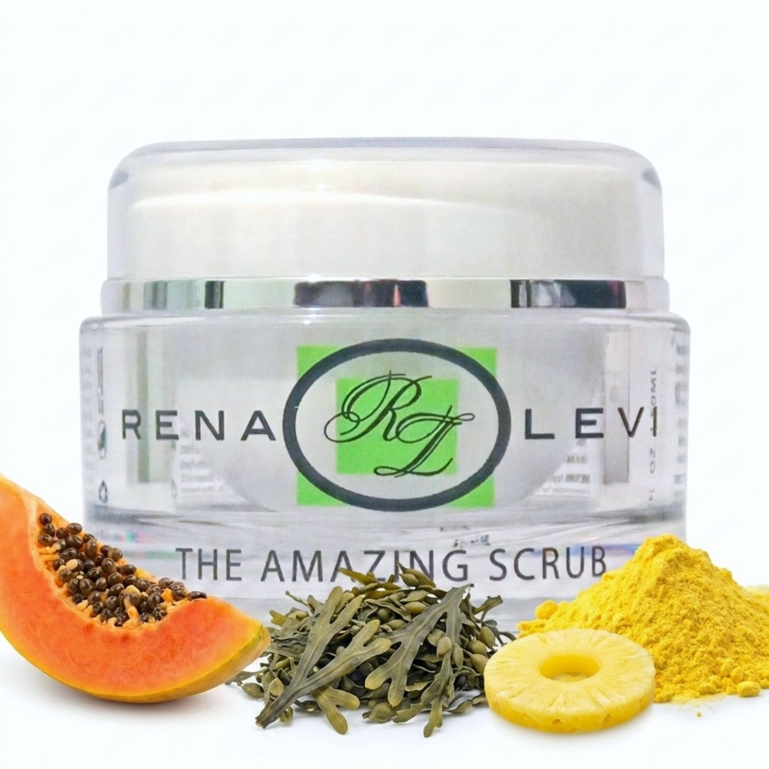 Natural Microdermabrasion Face Scrub and Skin Exfoliator