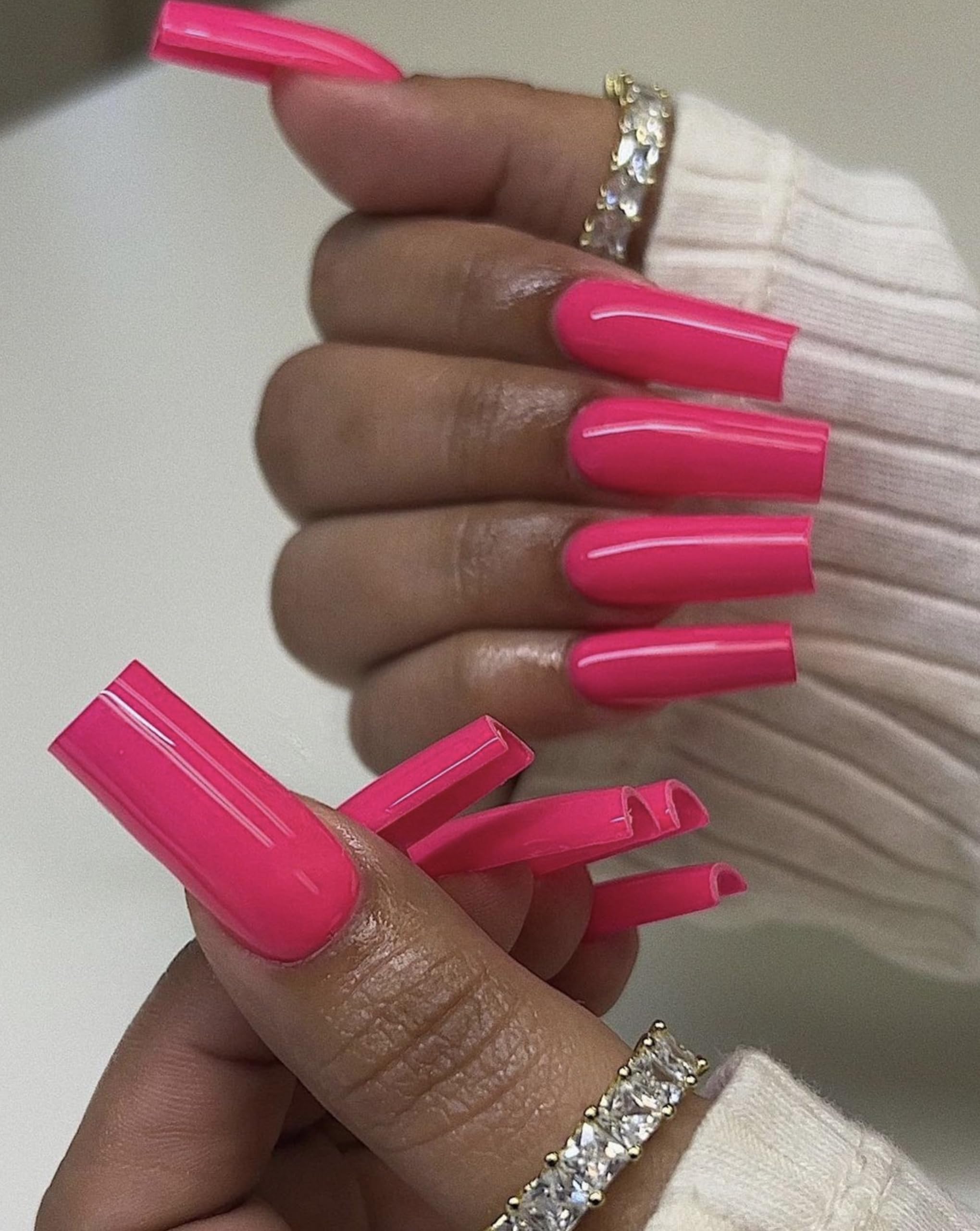 Dnd Dc Gel Polish Set, Pink Collection, Uv/Led Gel Polish And Air Dry Nail Lacquer, Matching Chip-Free Polish Duo, 279 Coral Bel