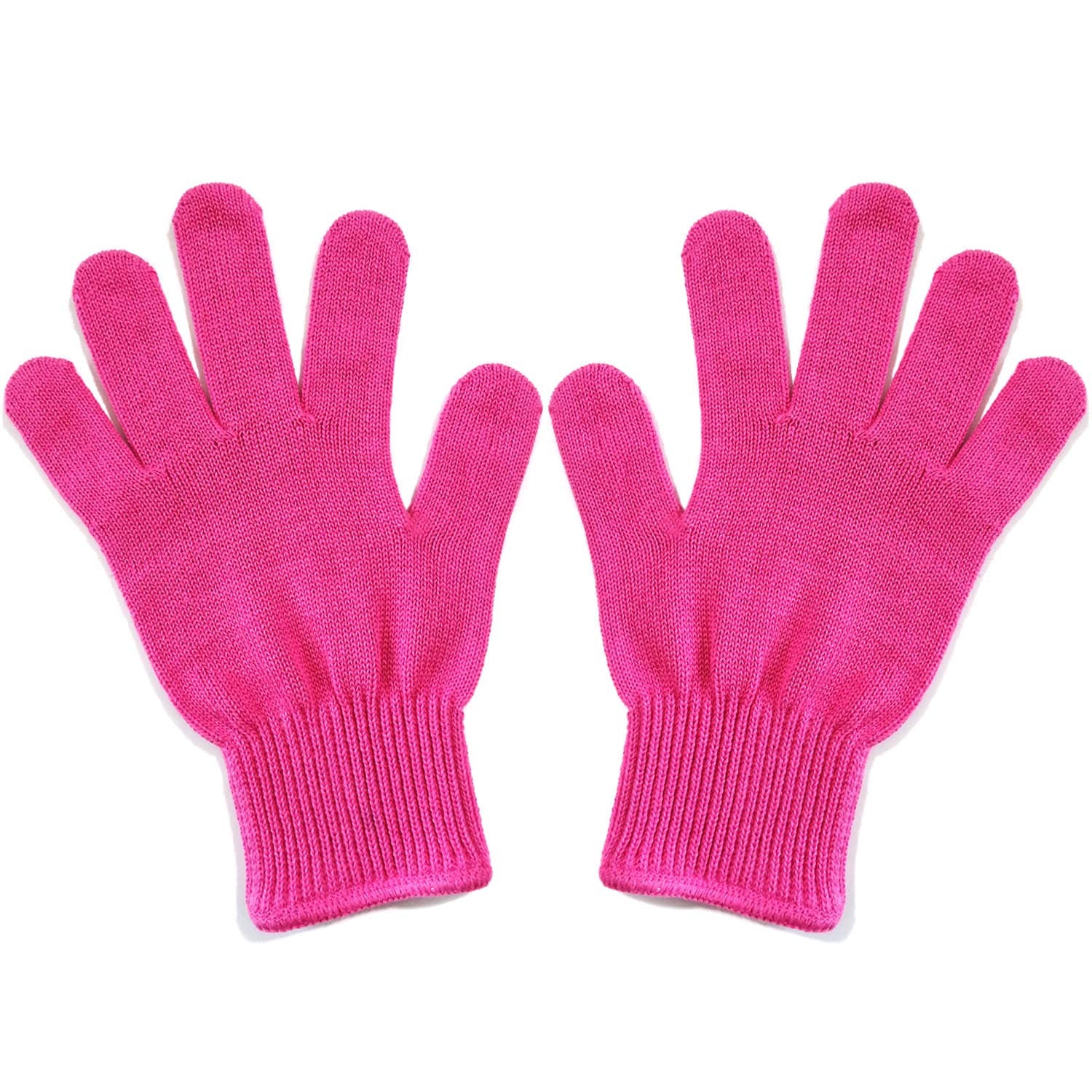 2 Lessmon Professional Heat Resistant Gloves for Hair Styling Heat Blocking for Curling, Flat Iron and Curling Wand Suitable for
