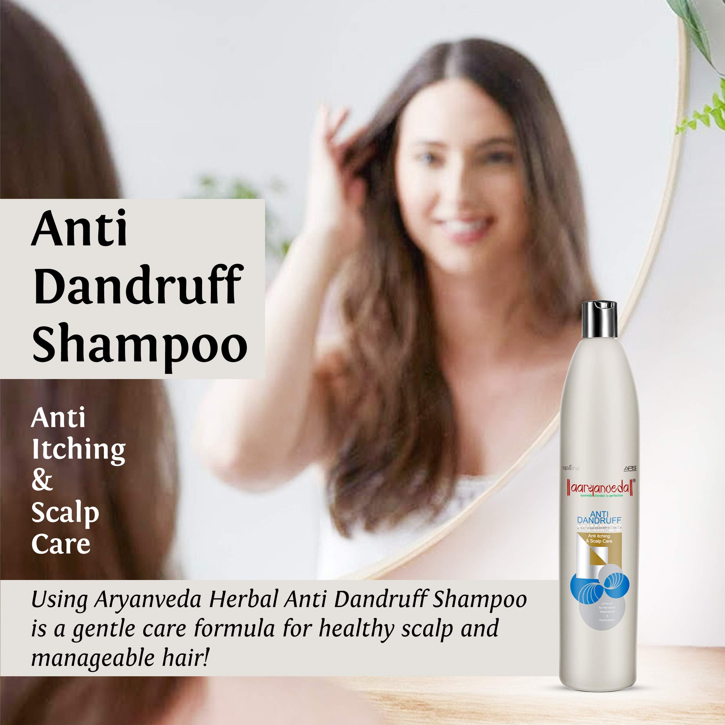 Aryanveda Anti Dandruff Shampoo, 1000 ml