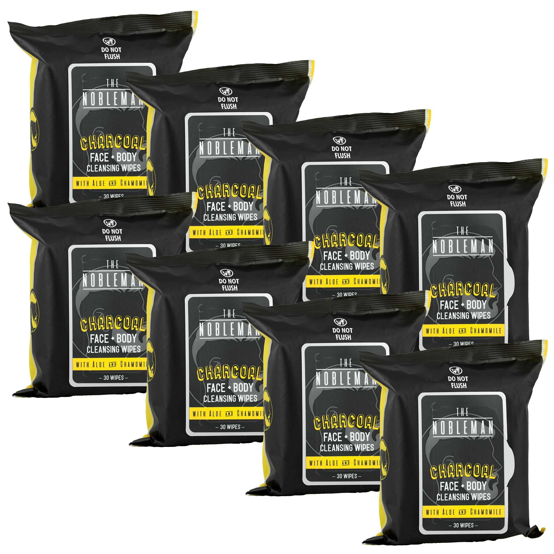 The Nobleman Cleansing Wipes Variety Pack (8 Packs, Chamomile)