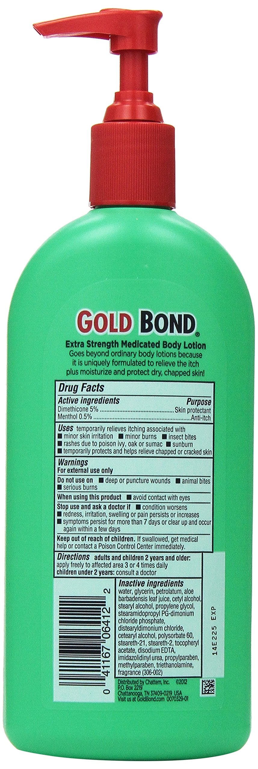 Gold Bond Medicated Extra Strength Body Lotion,13.96 Ounce (Pack Of 3)